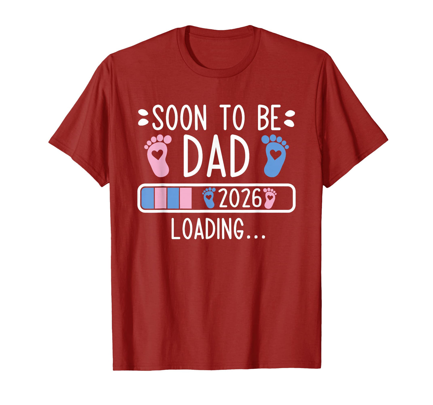 Soon to Be Dad 2026 Loading Pregnancy Announcement 2026 T-Shirt