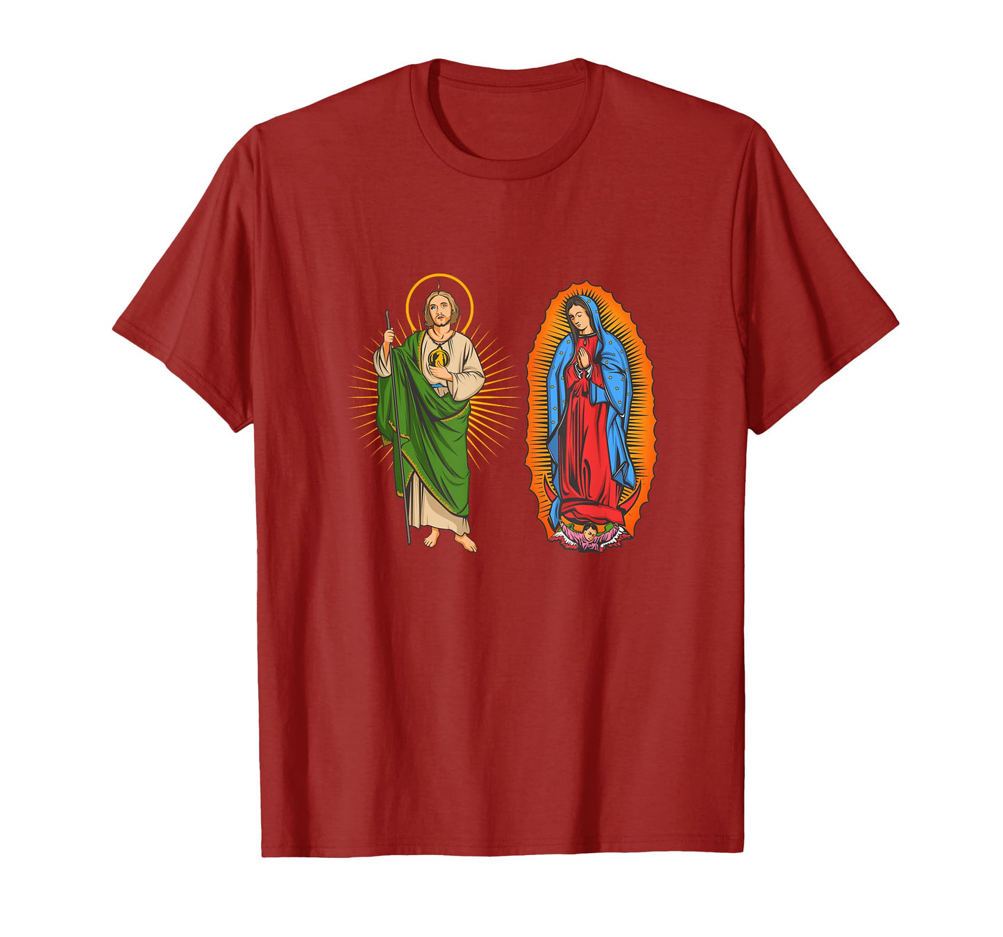 Virgen de Guadalupe con San Judas Tadeo T-Shirt