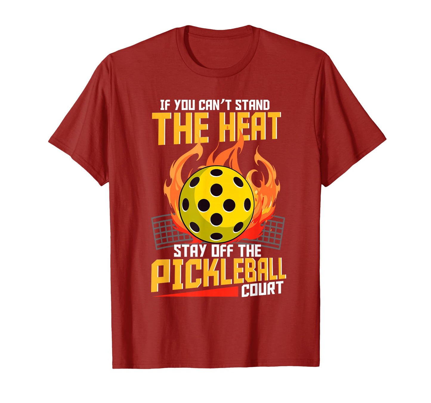 Funny pickleball sayings design Retro Paddle Court T-Shirt