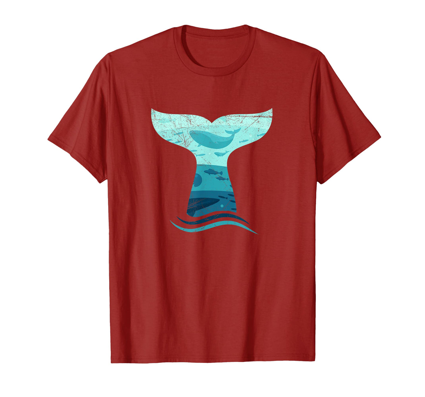 Whale Tail in Waves | Orca Ocean T-Shirt