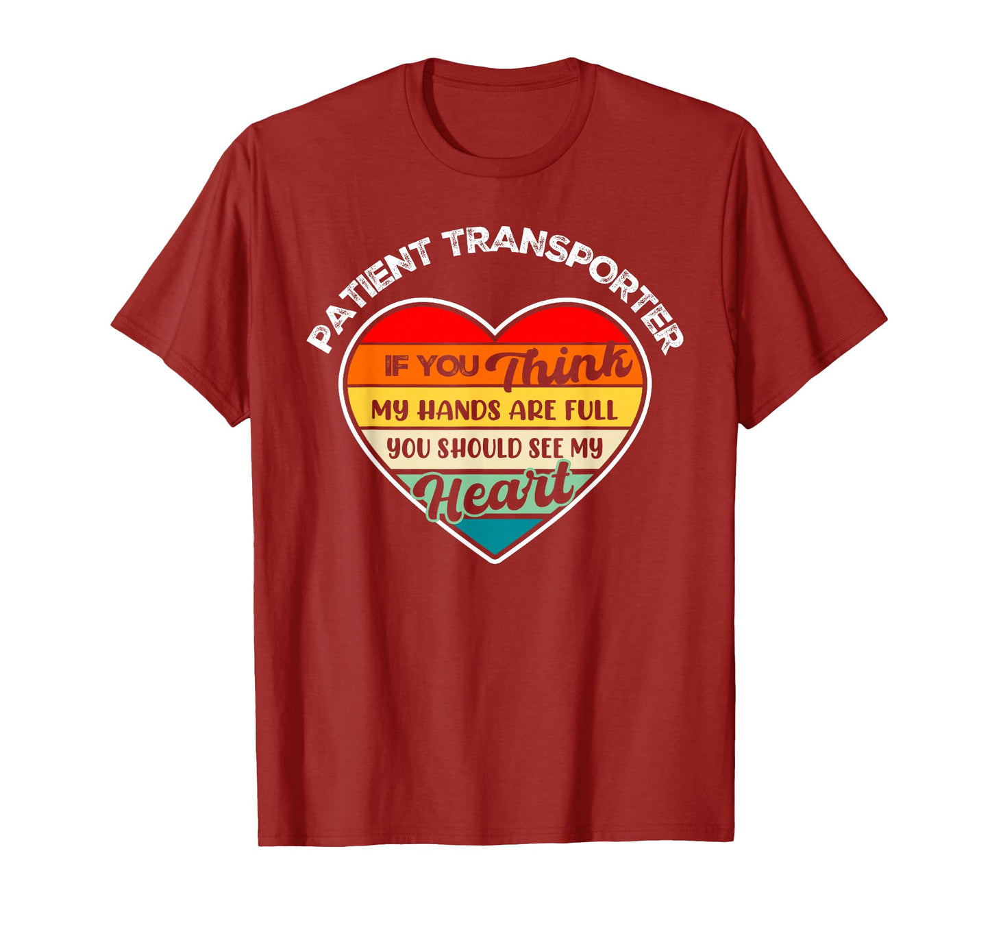 Vintage Patient Transporter Appreciation Thank You T-Shirt