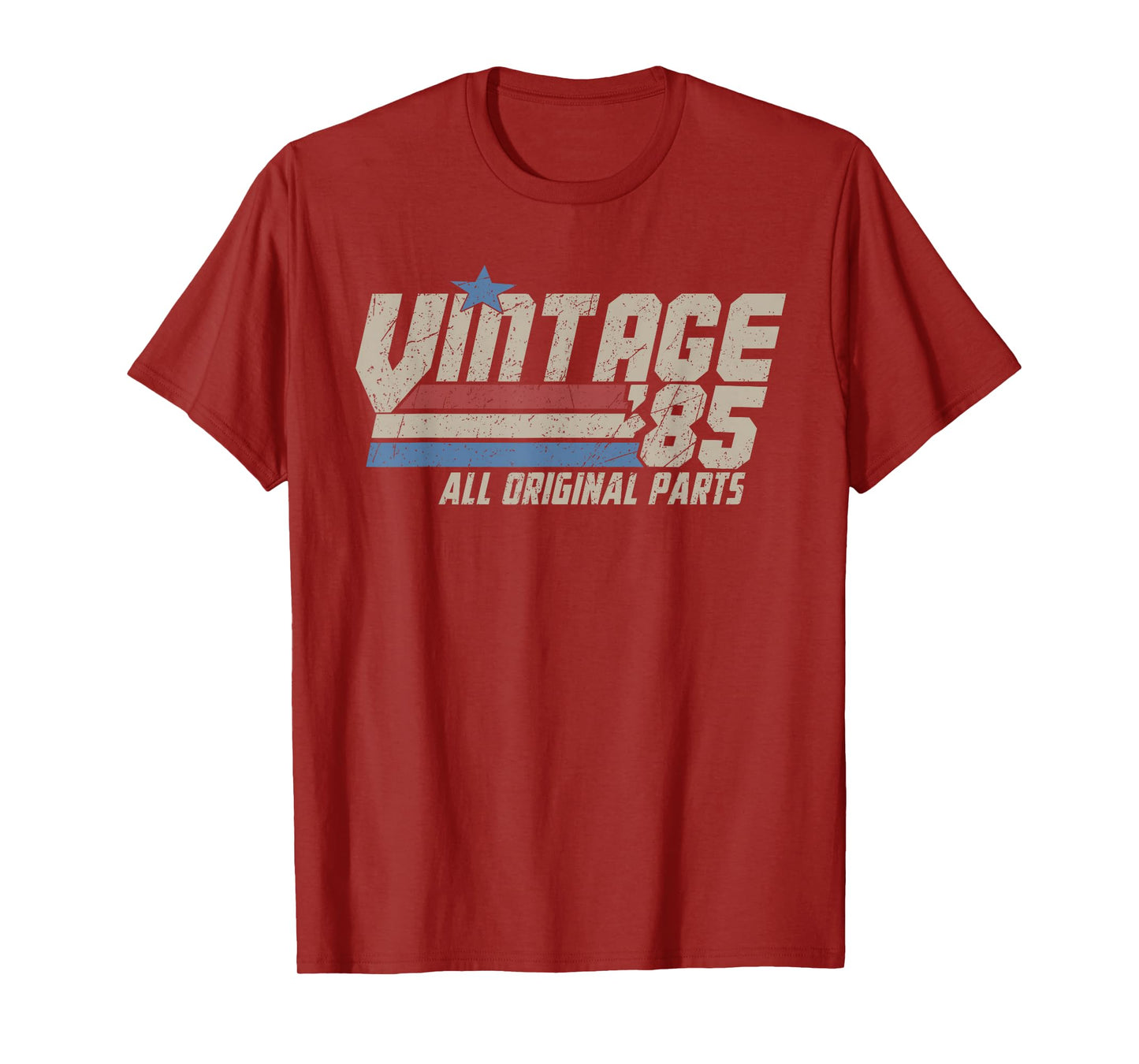 Vintage 1985 All Original Parts, Retro 40 Years Old Gifts T-Shirt