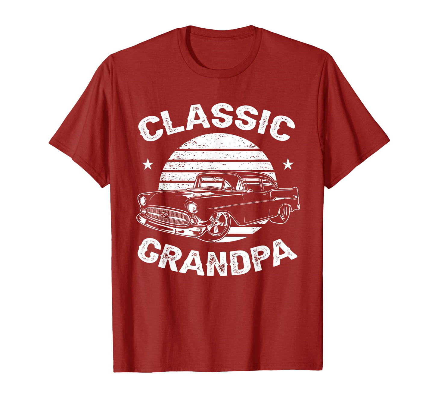 Grandpa Vintage Retro Classic Funny Car Lover Enthusiast T-Shirt