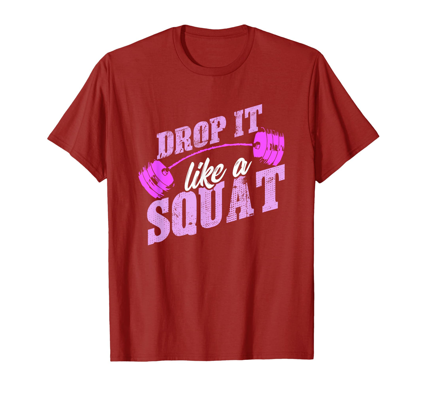 Drop It Like A Squat Tee, Classic Vintage Gym Fitness Shirt T-Shirt