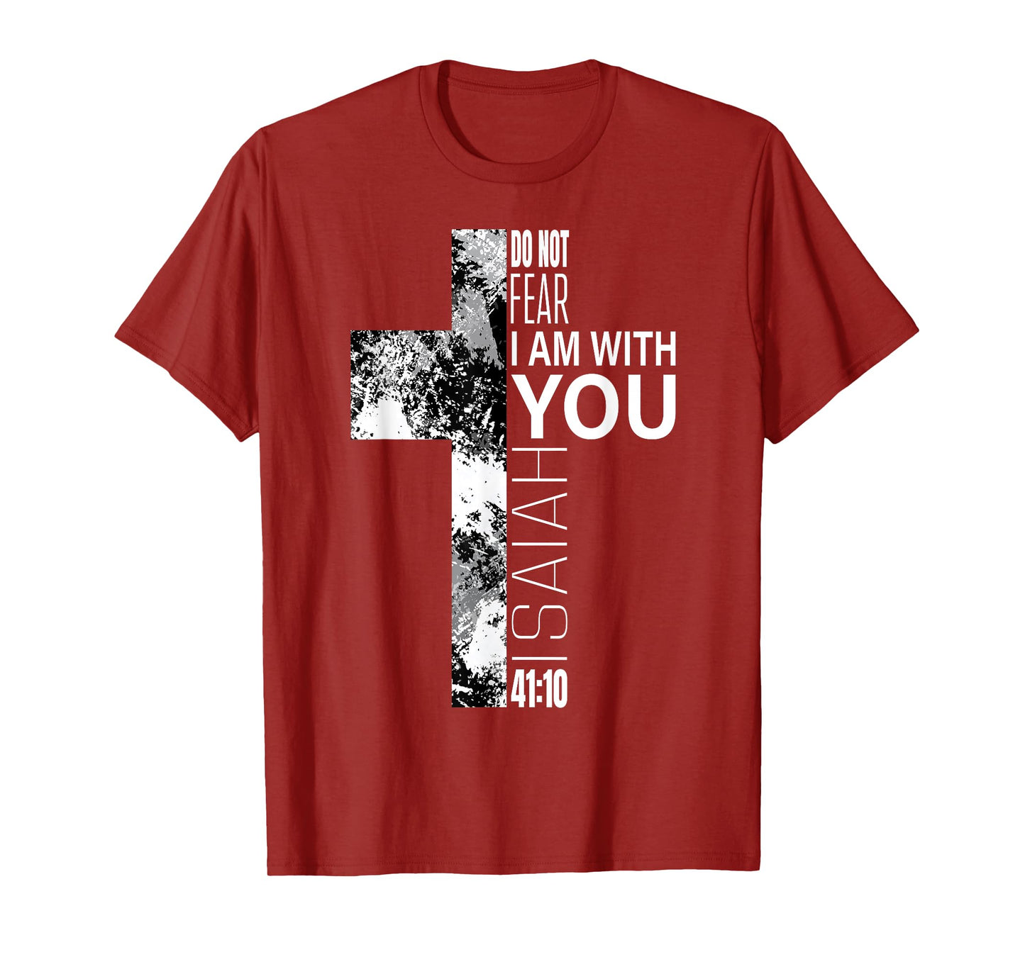 Cool Do Not Fear Christian Bible Verse Easter Cross Men Boys T-Shirt