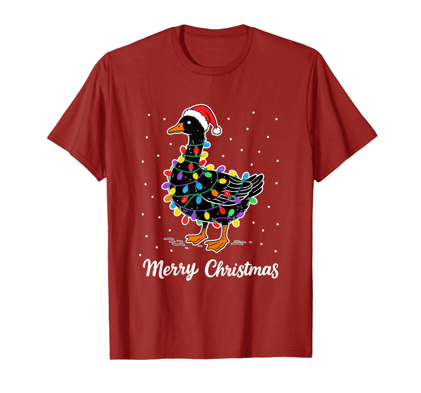 Merry Christmas Goose Pun Humor for Animal Lovers T-Shirt