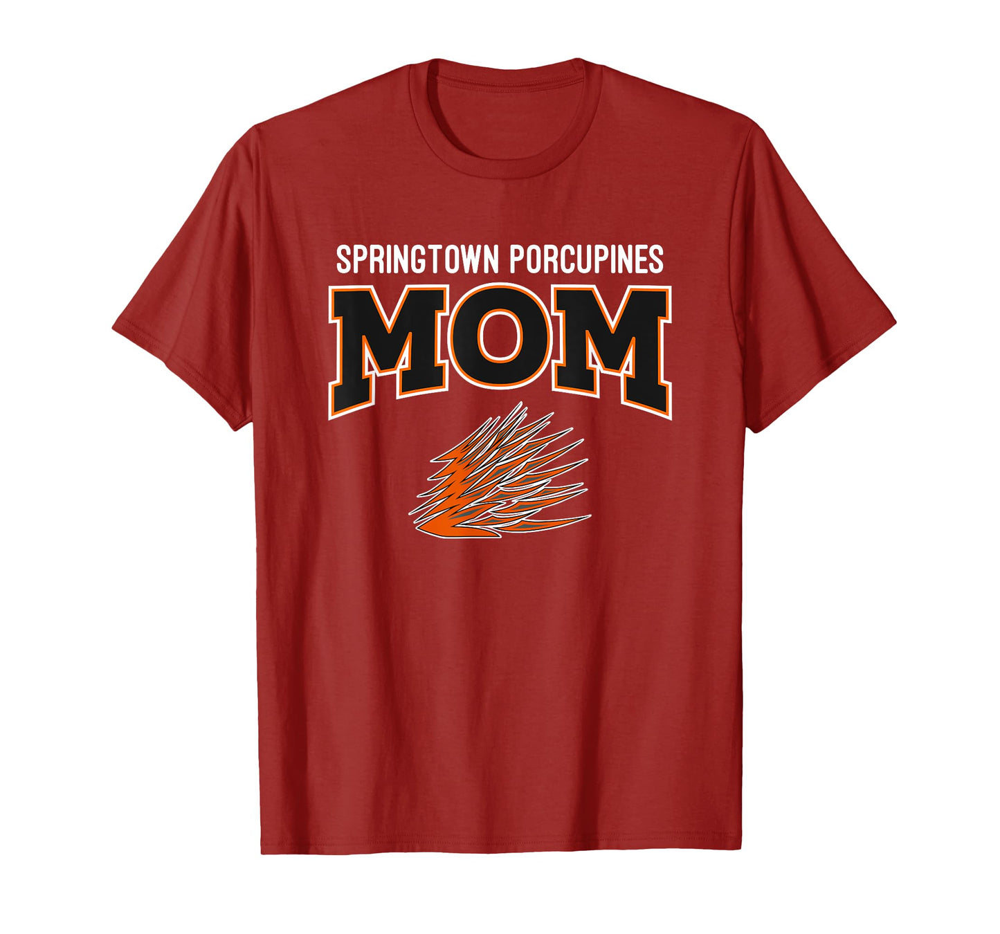 Springtown Porcupines Logo Mom HS T-Shirt