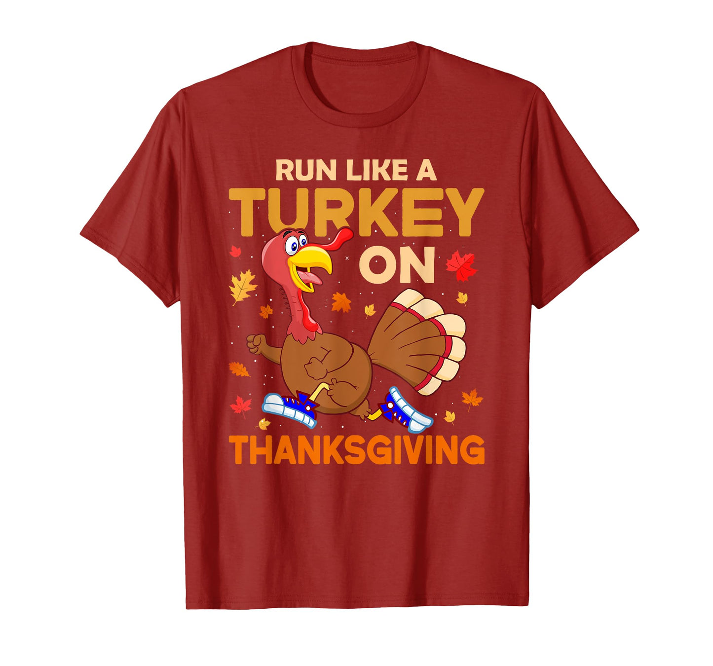 Funny Running Thanksgiving Turkey Runner Keep Fit Gym Lovers T-Shirt
