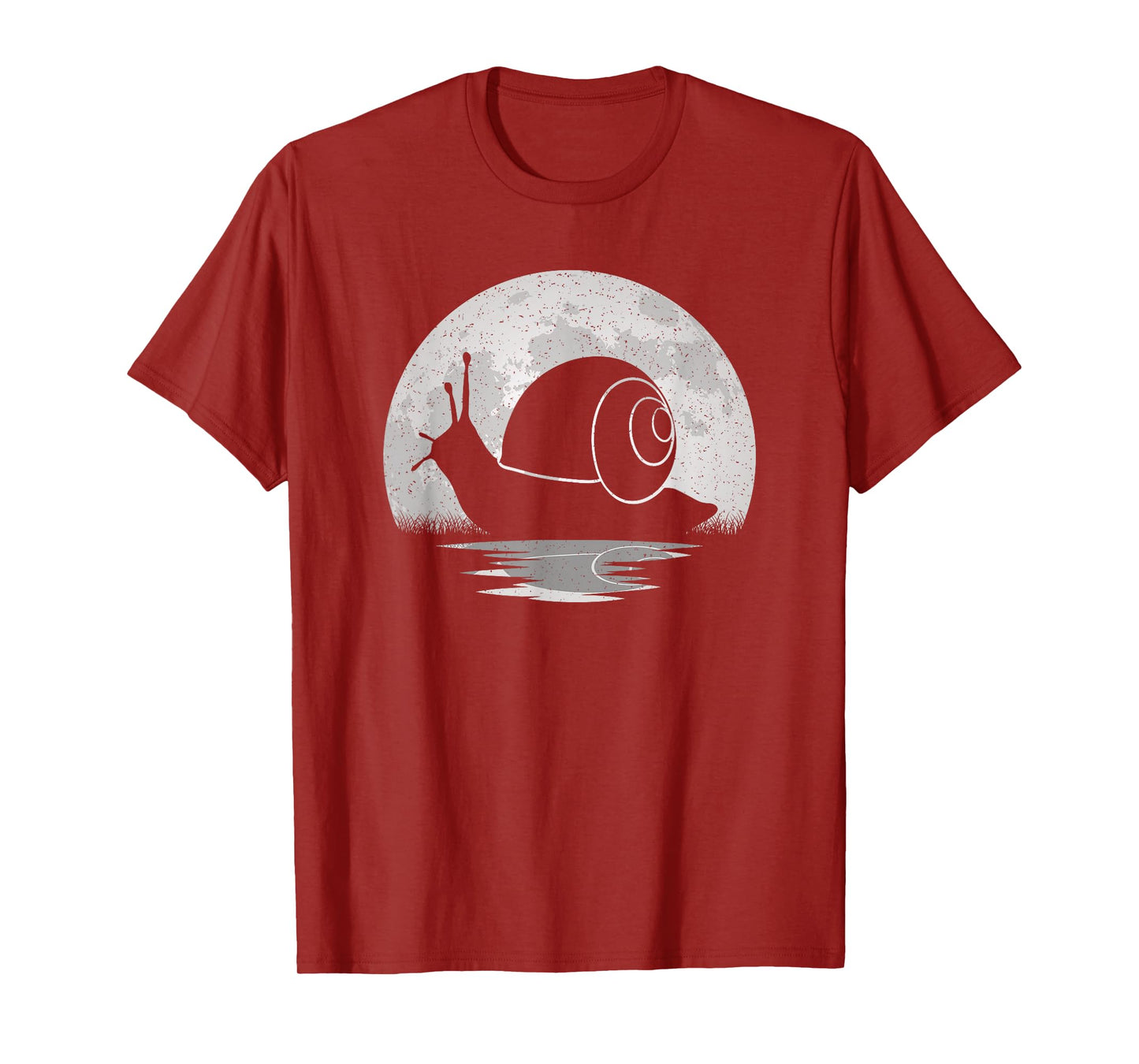 Snail Moon Vintage Snail Lover Men Women Kids T-Shirt