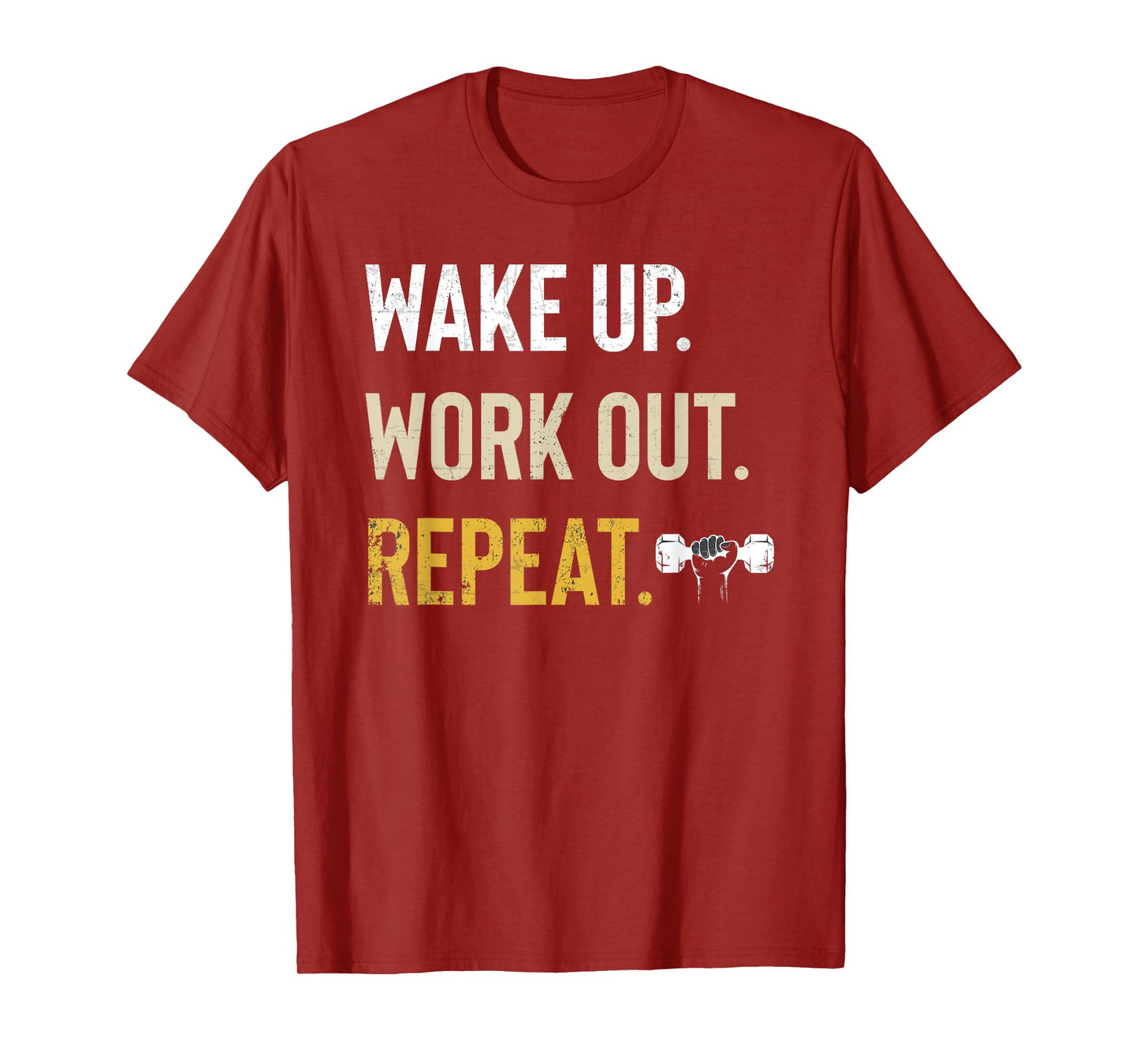 Workout Shirt Wake up Inspirational And Motivational Gym Gif T-Shirt