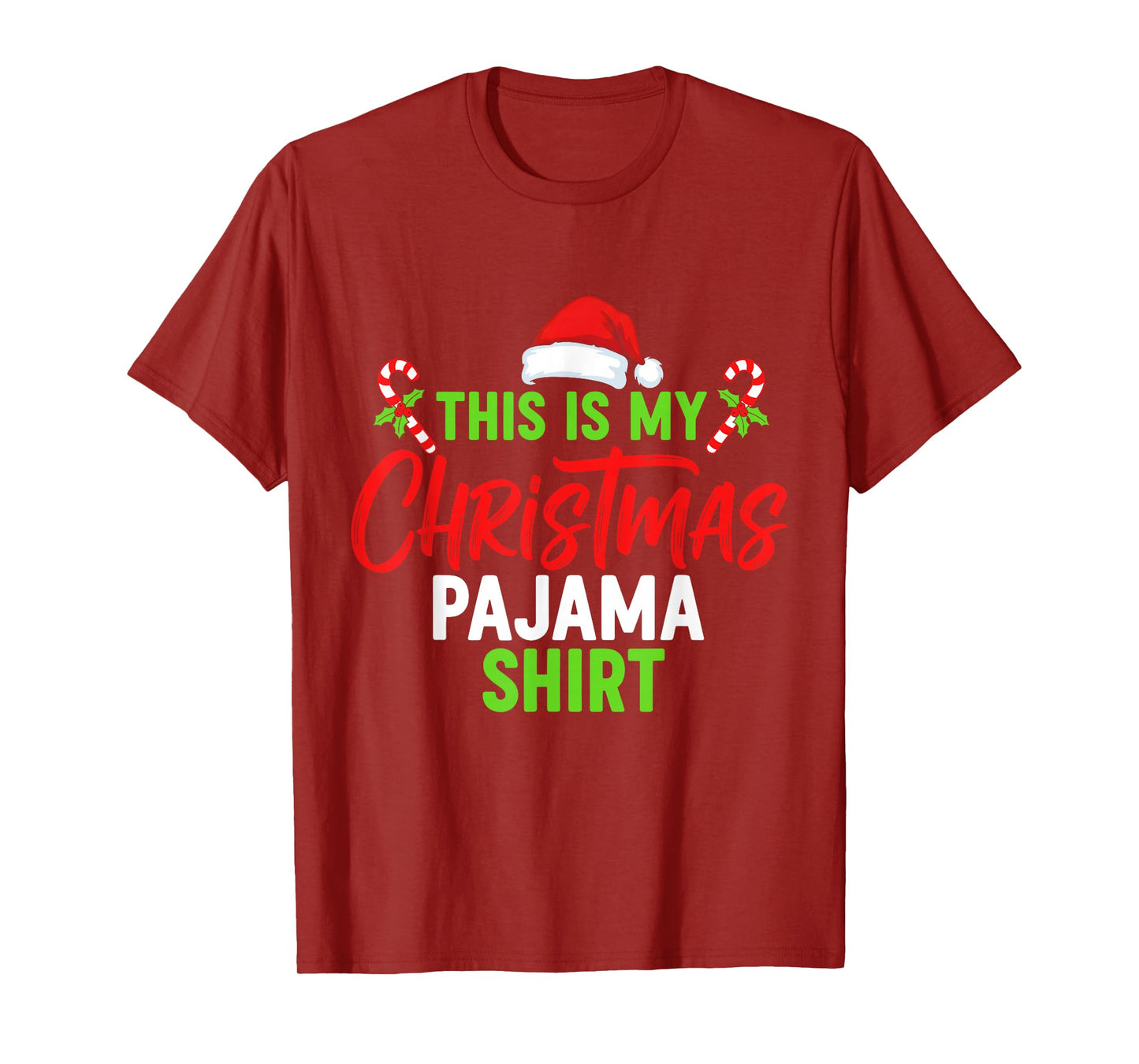 This is My Christmas Pajama Funny Holiday Family Matching T-Shirt