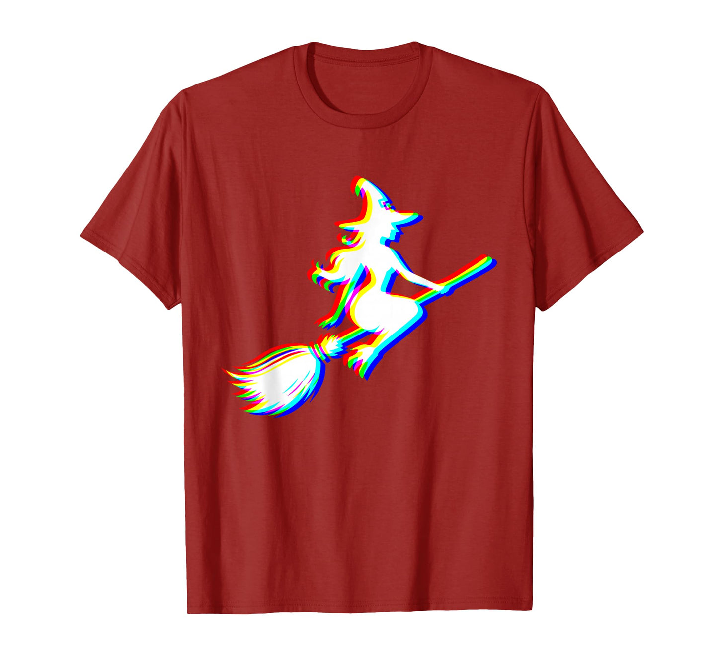Witch Halloween Trippy Vaporwave EDM Techno Rave T-Shirt