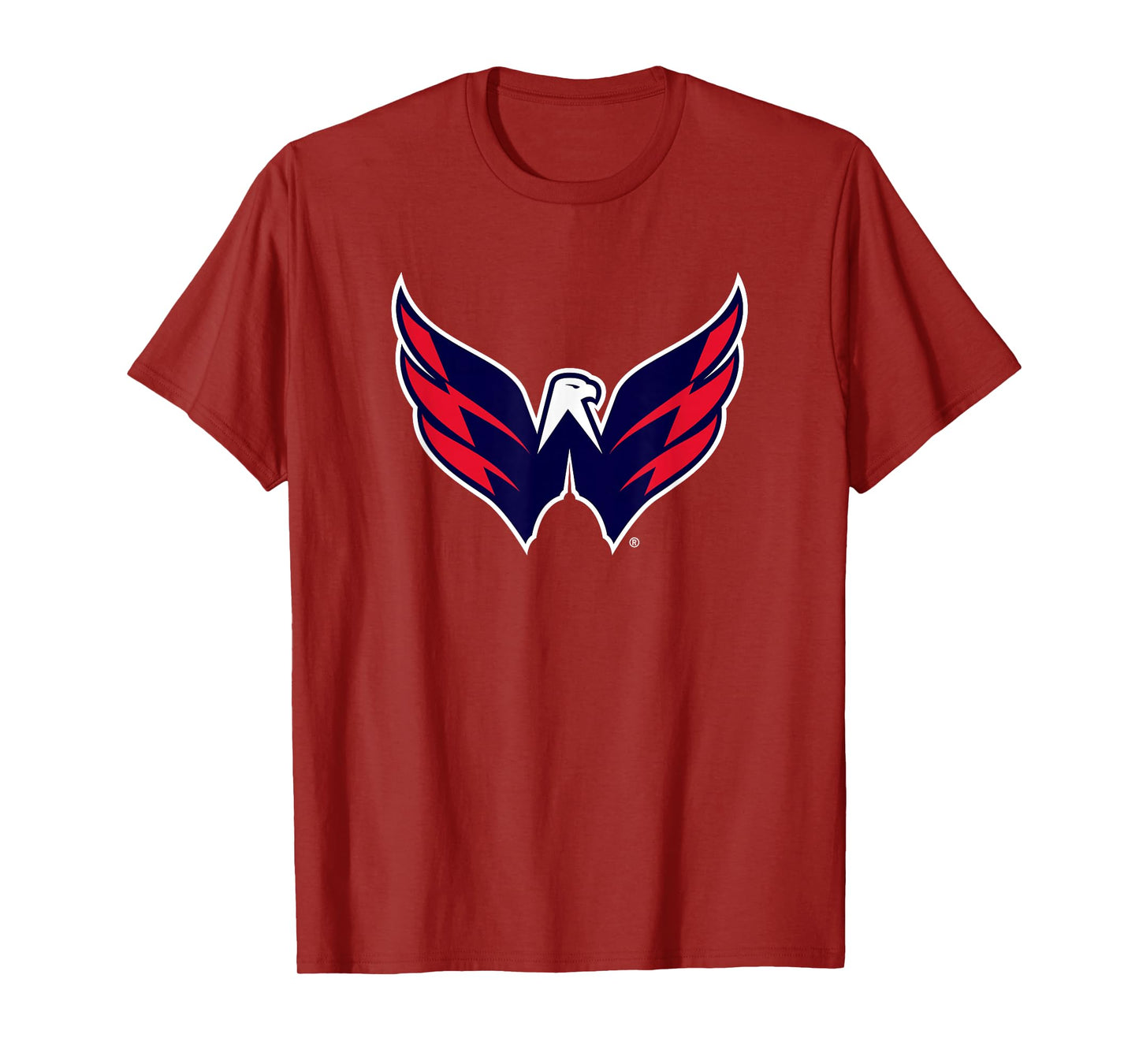 Washington Capitals Icon T-Shirt - Unisex-Adult, Black, Short Sleeve, Small