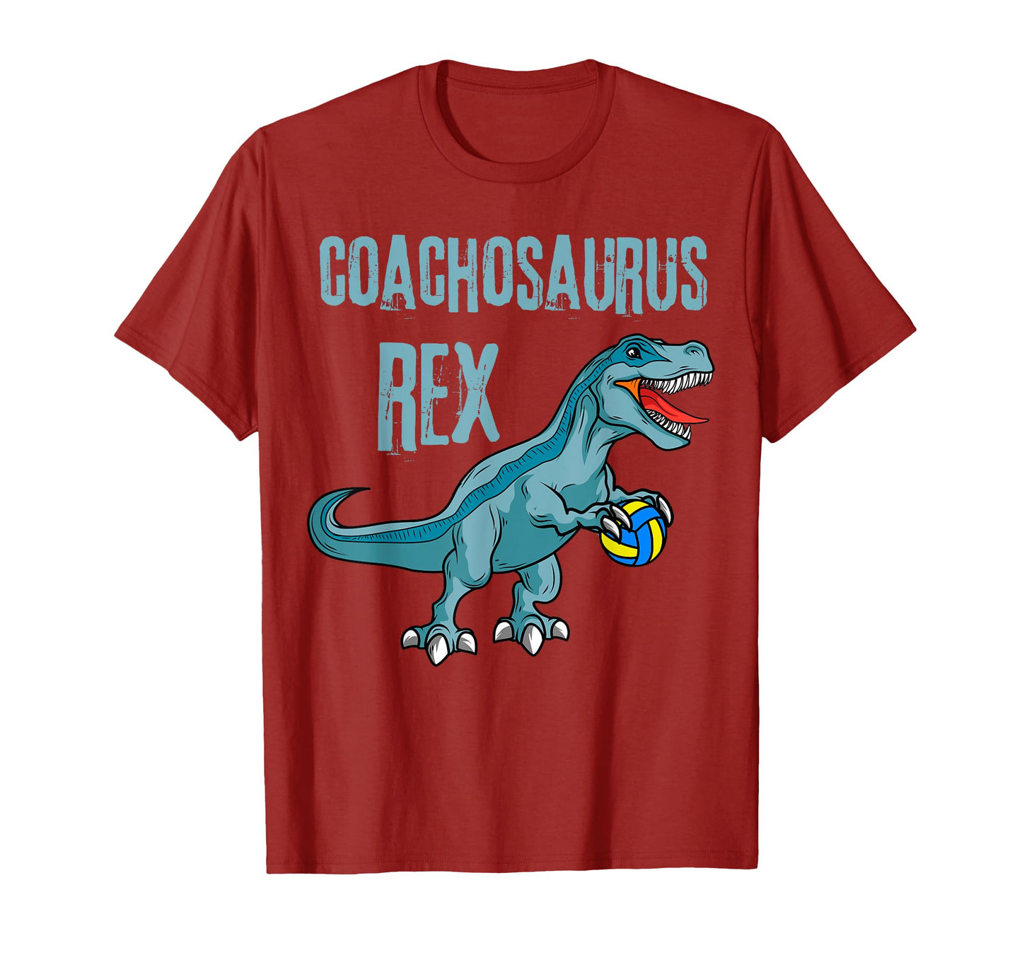 Coachosaurus Rex Volleyball Coach Sports Teacher T-Shirt