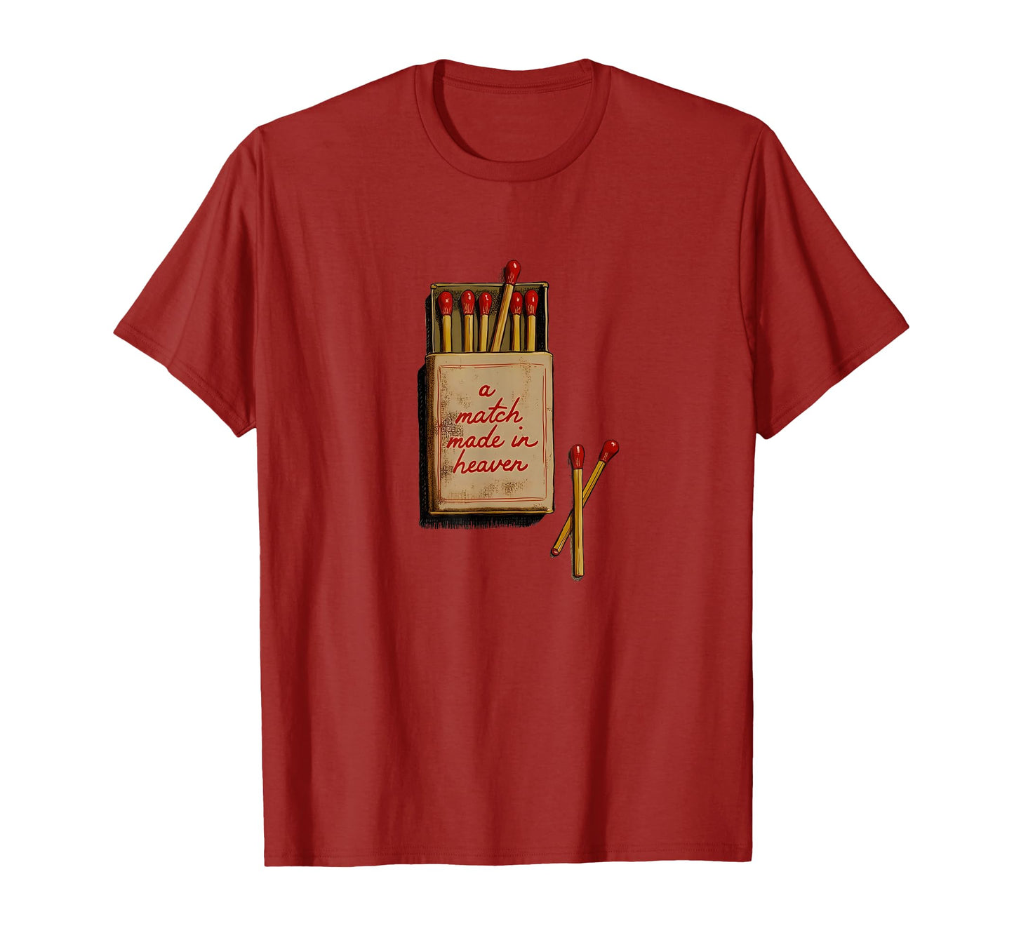 A Match Made Heaven Vintage Illustration T-Shirt