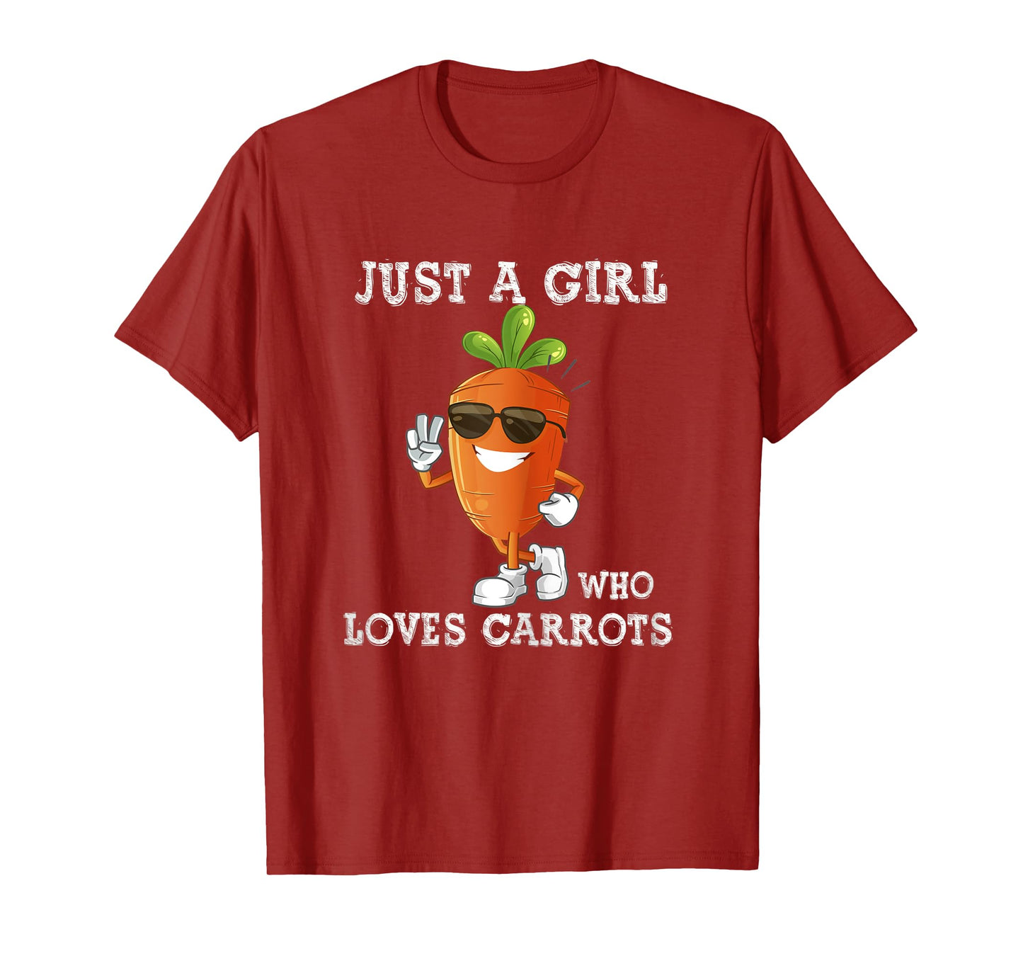 Just A Girl Who Loves Carrots Cute Carrot Costume Tee T-Shirt