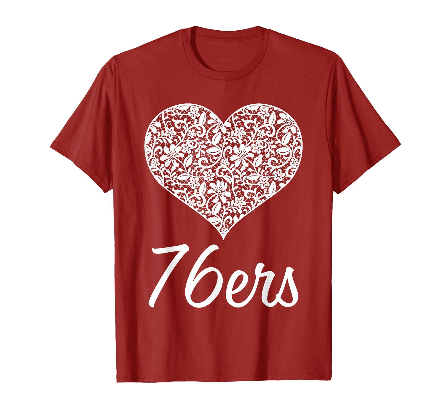 76Ers Independence Lace Heart HS T-Shirt
