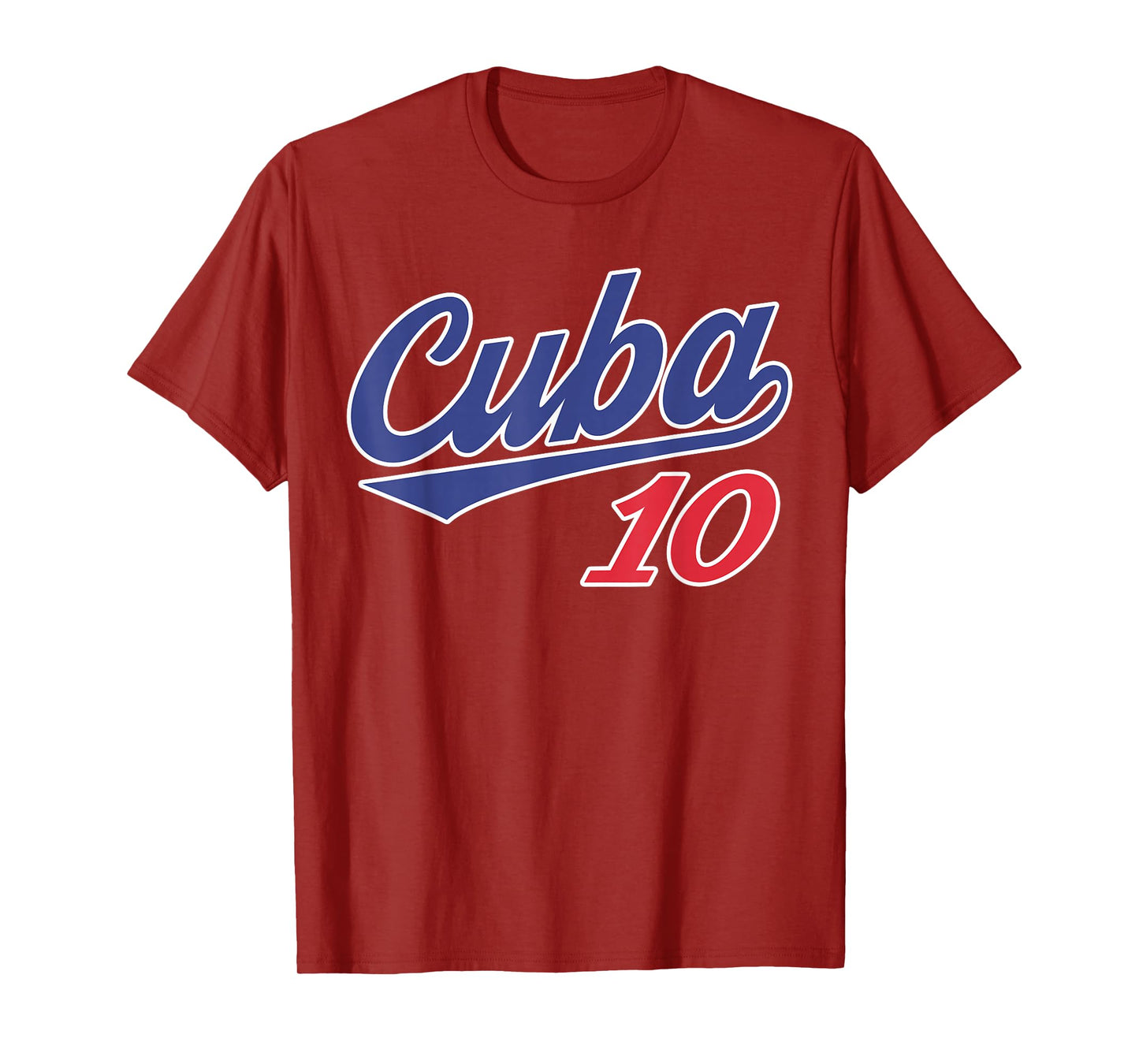 Cuba 10 Baseball Player Cuban Baseball Fans T-Shirt