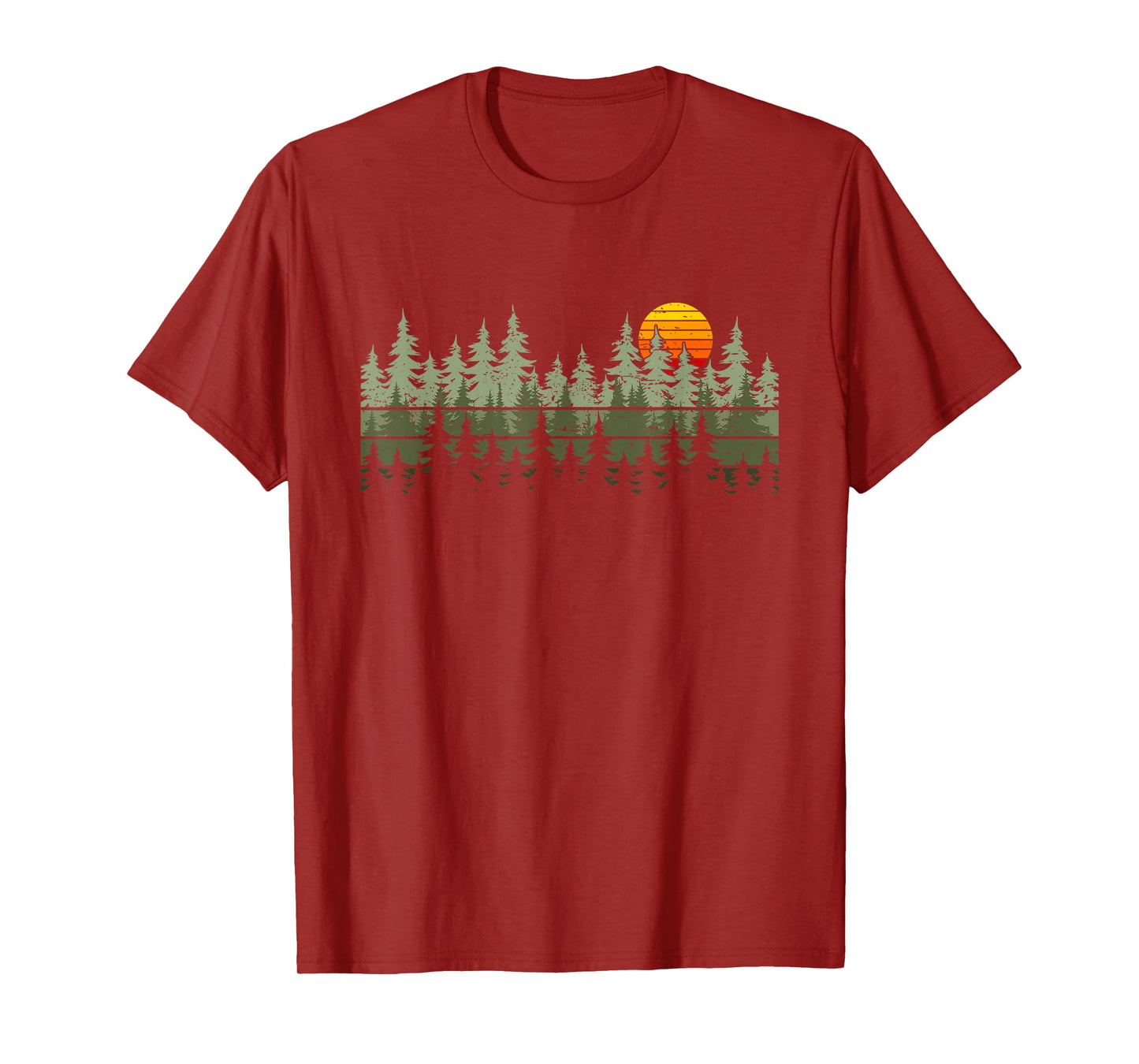 Trees Wildlife Nature Vintage Forest T-Shirt