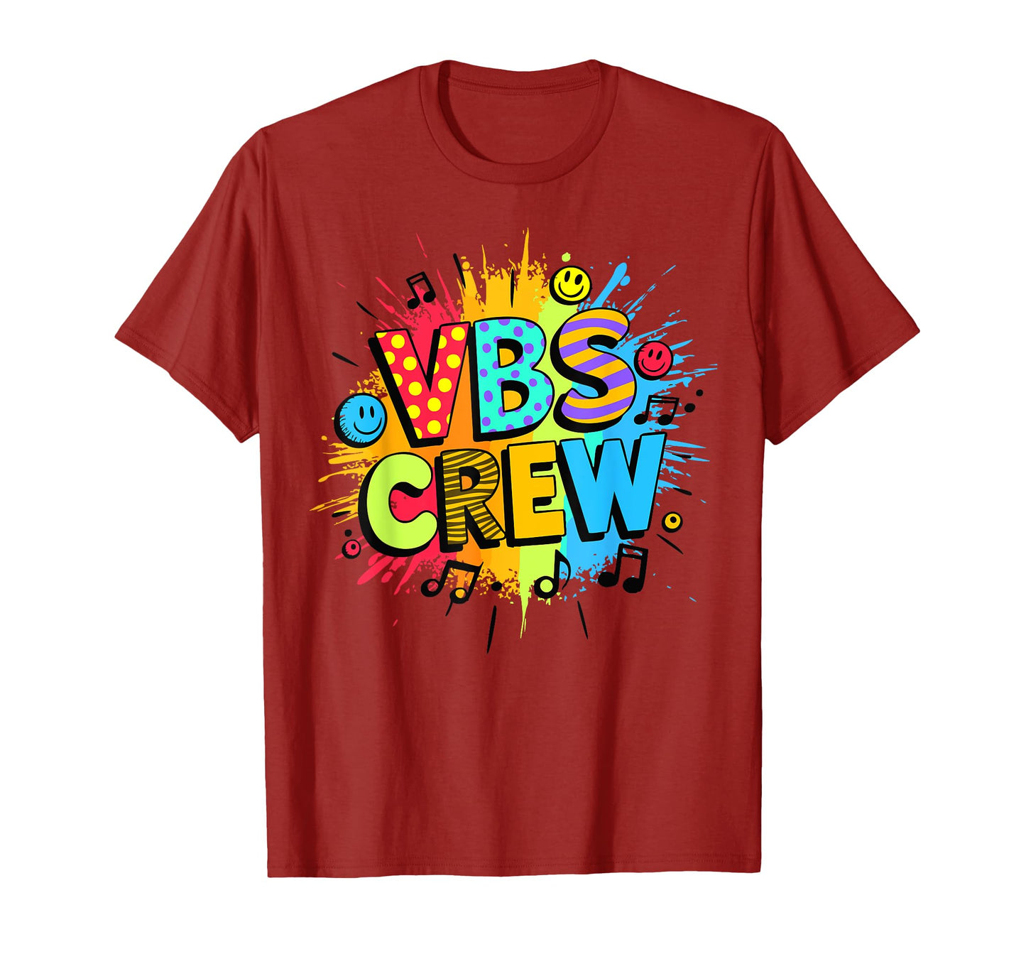 VBS Crew Sunday Music Choir Team Vacation Bible School Squad T-Shirt