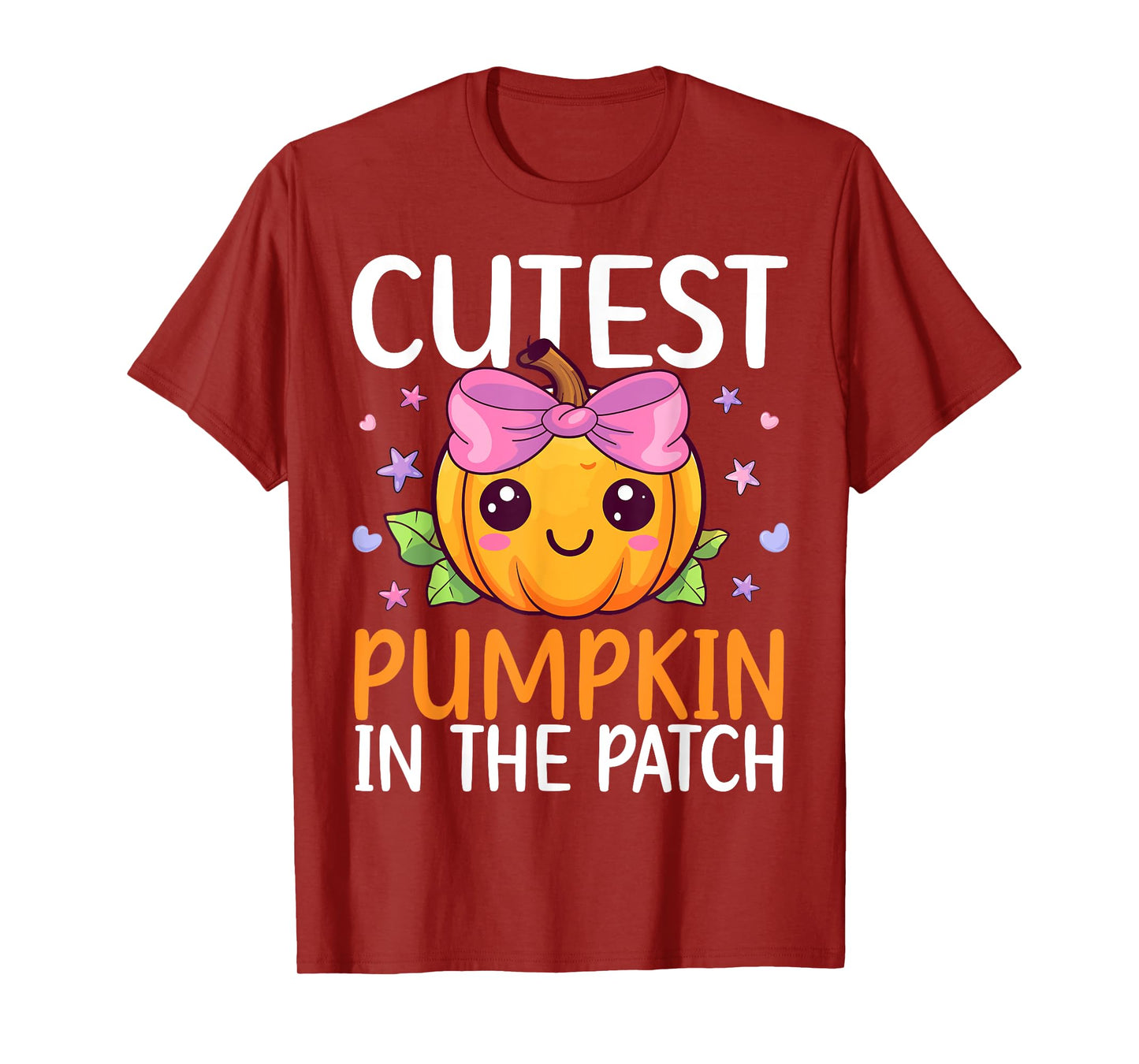 Cutest Pumpkin In The Patch Halloween Costume Toddlers Girls T-Shirt
