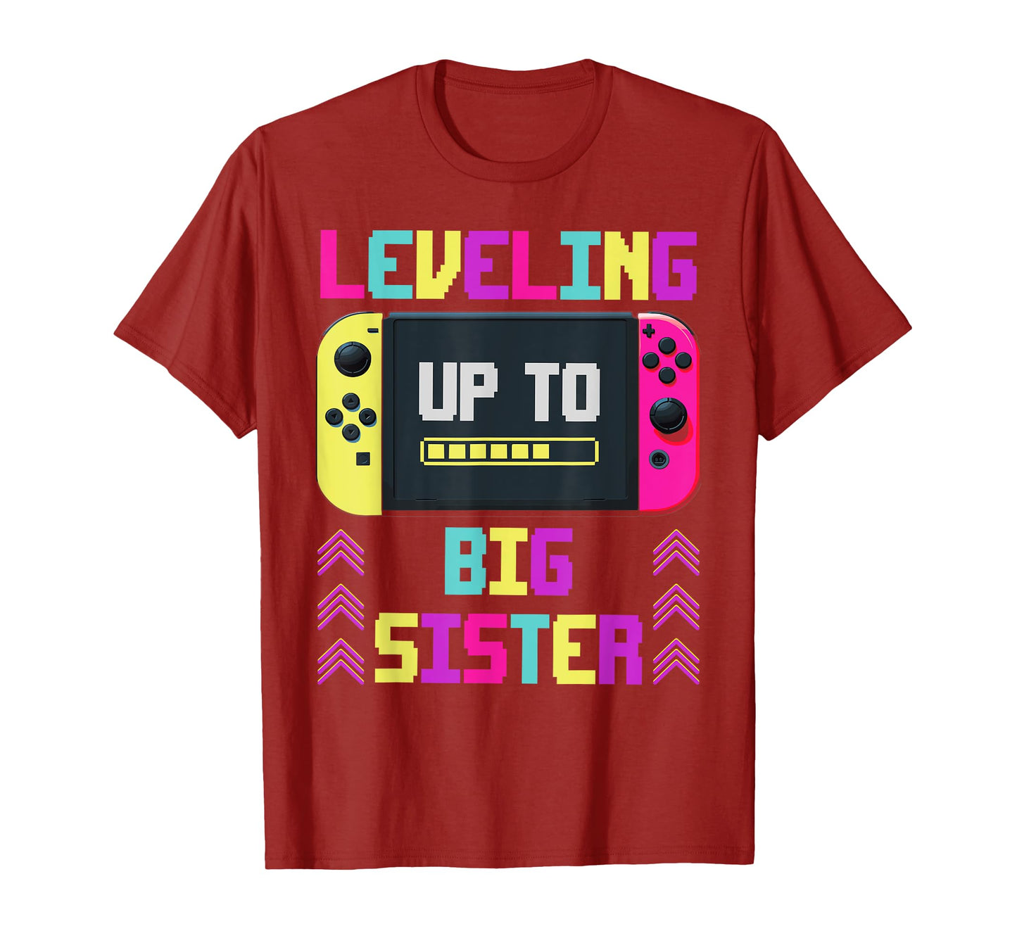 Leveling Up To Big Sister Promoted To New Future Big Sis T-Shirt