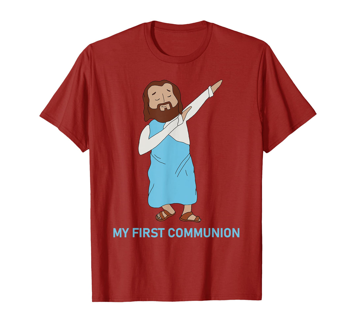 My First Communion Dabbing Jesus Religious Catholic Funny T-Shirt