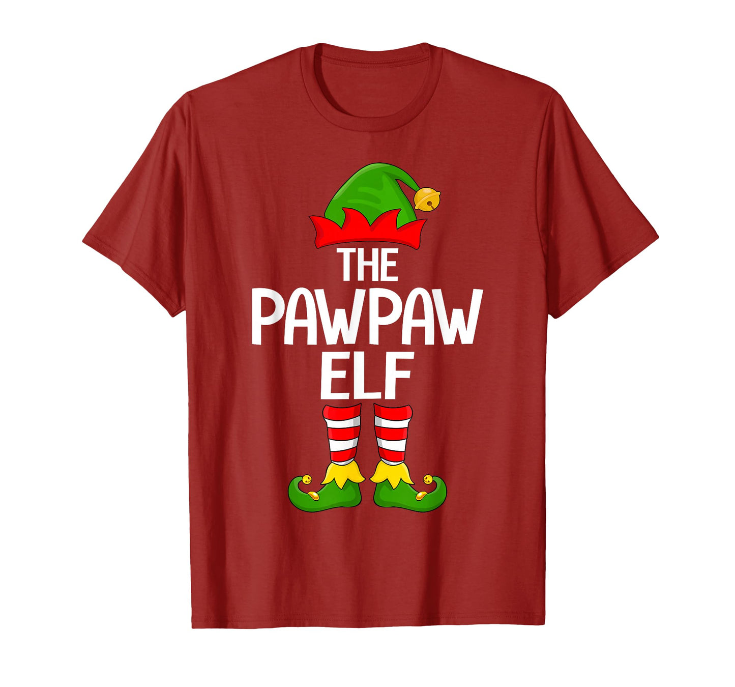 Pawpaw Elf Xmas Matching Family Elf Squad Christmas T-Shirt