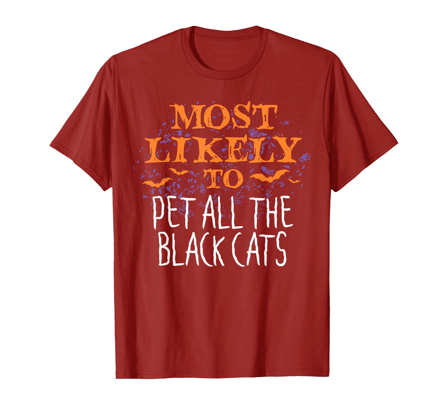 Most Likely To Halloween Pet All The Black Cats Matching T-Shirt