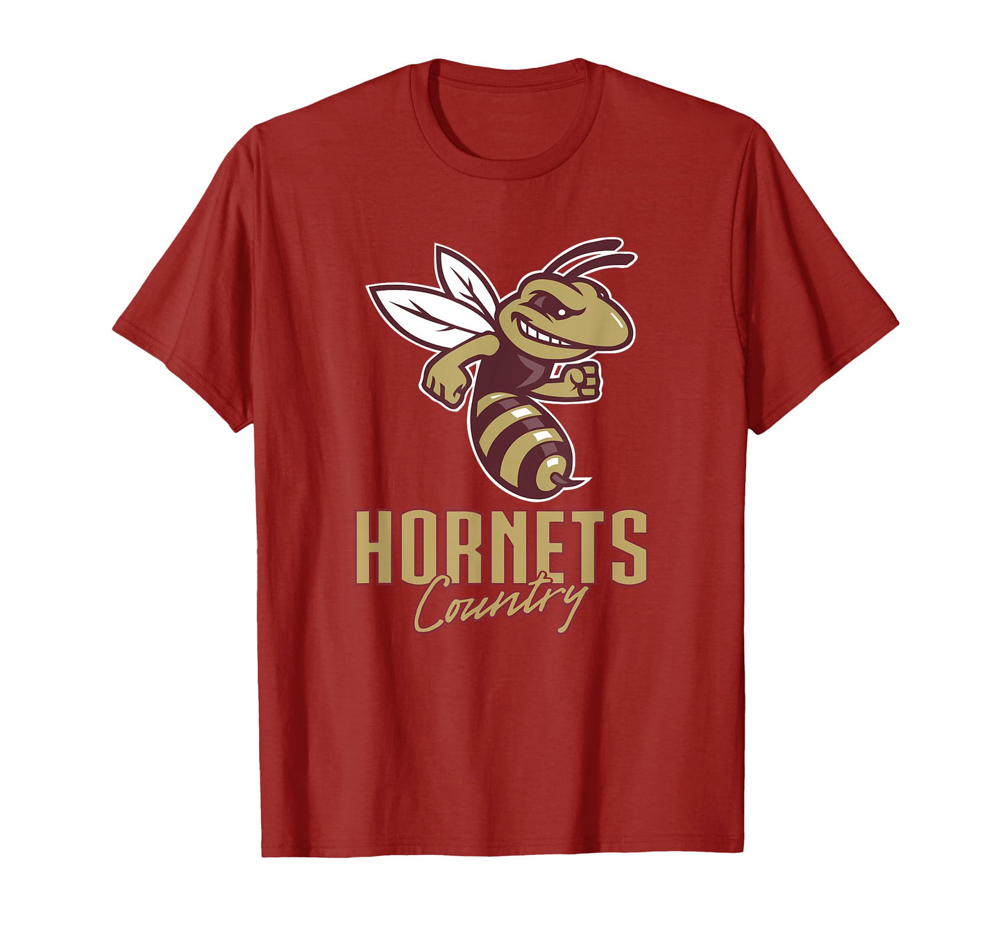 Licking Heights Hornets Logo Country HS T-Shirt