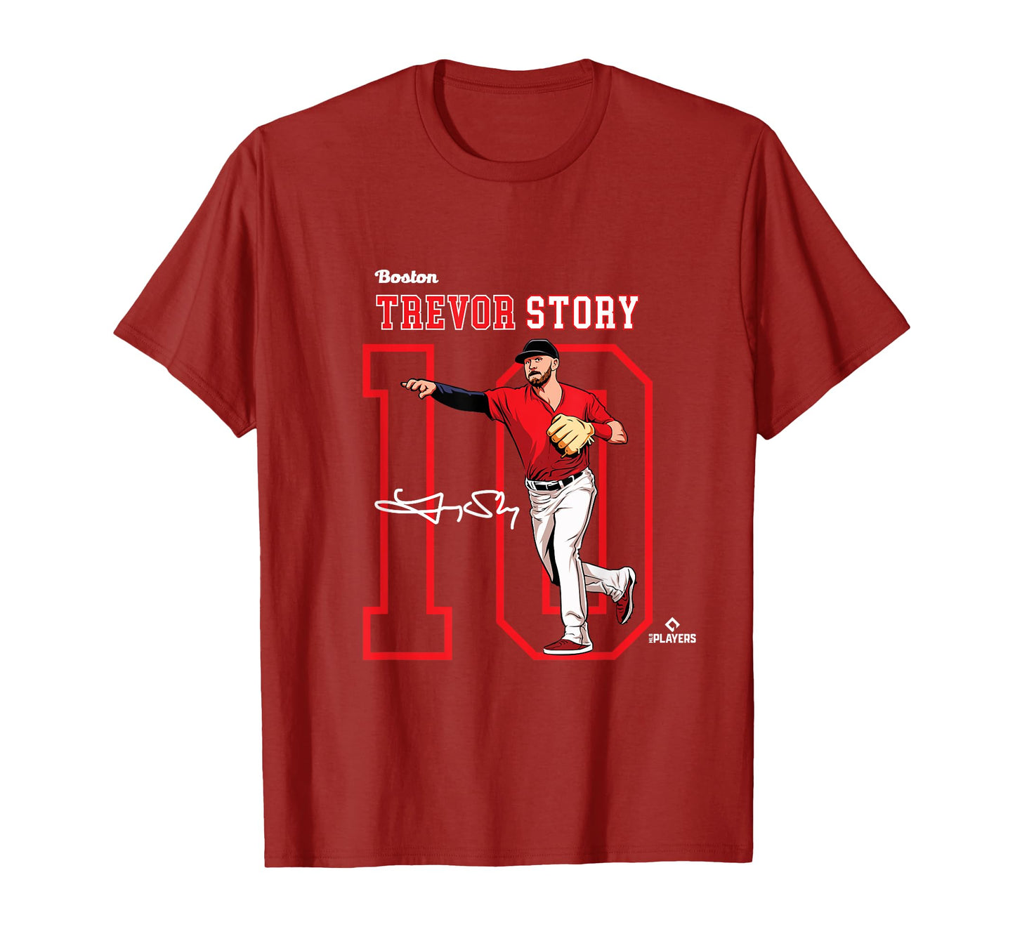 Trevor Story | Boston Baseball Players | MLBTSY3004 T-Shirt