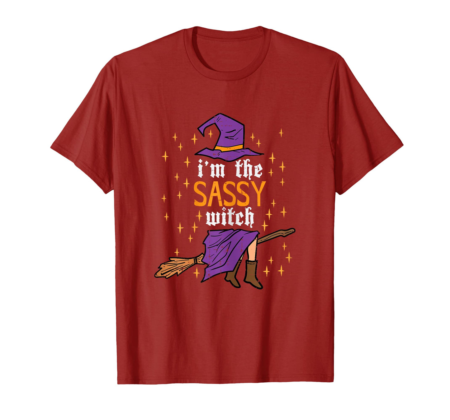 Halloween Im The Sassy Witch Funny Costume Women Girls Kids T-Shirt