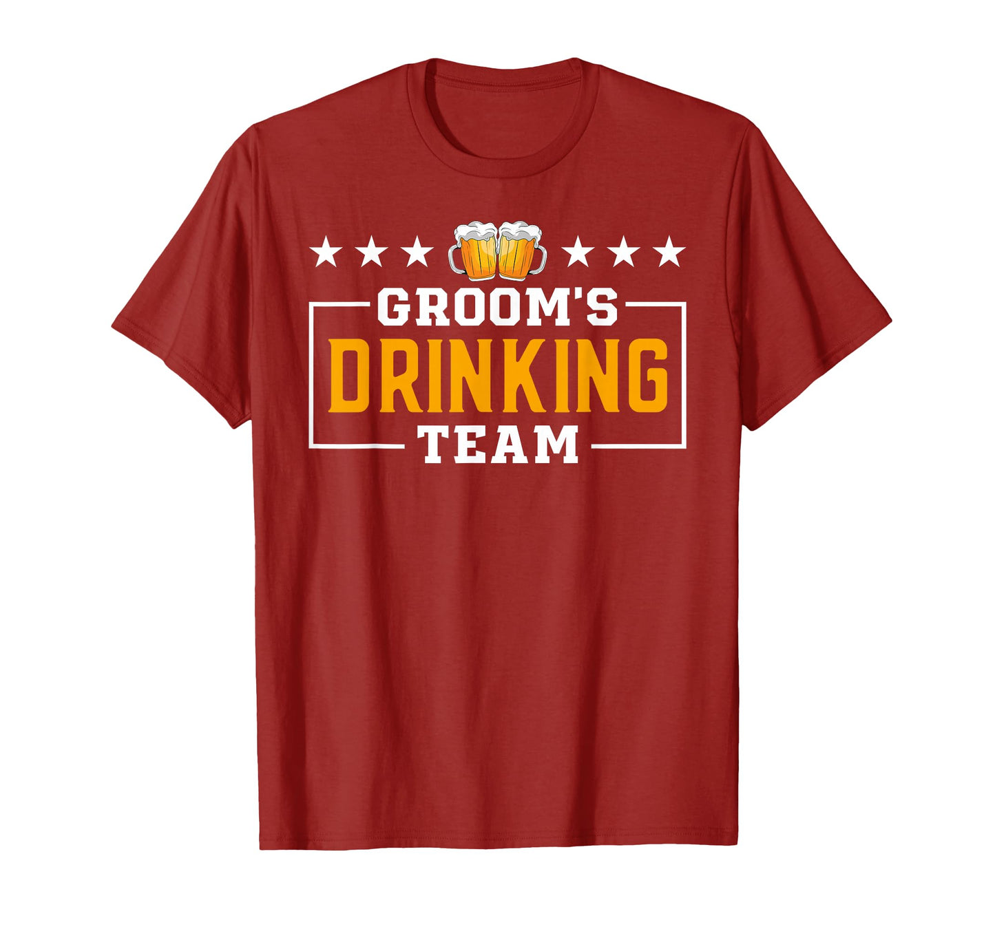 Funny Groom's Drinking Team Groomsmen Bachelor Party Squad T-Shirt