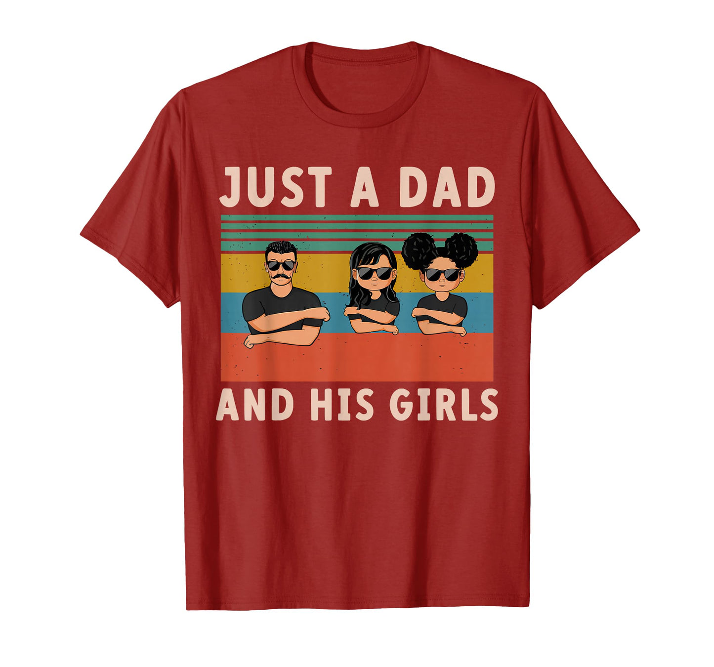 Just A Dad And His Girl Daddy Father's Day 2024 T-Shirt