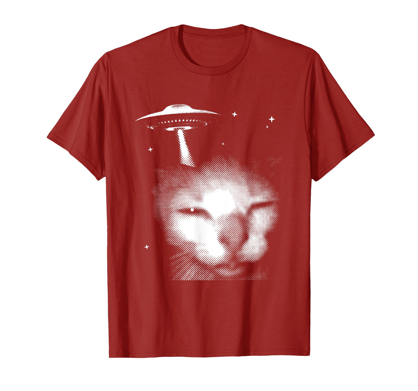 Y2k Alien UFO Cat Vintage 90s Retro Silly Cats Cat Lover T-Shirt