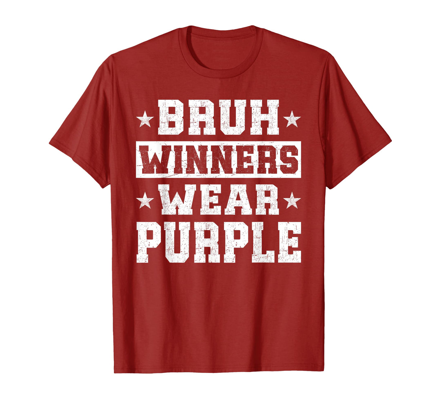 Spirit Week Winners Wear Purple Camp Team Game Color Sports T-Shirt