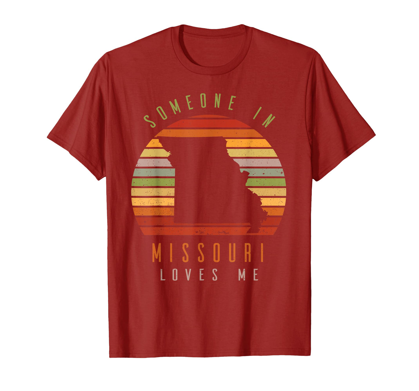 Someone In Missouri Loves Me Vintage State Retro T-Shirt