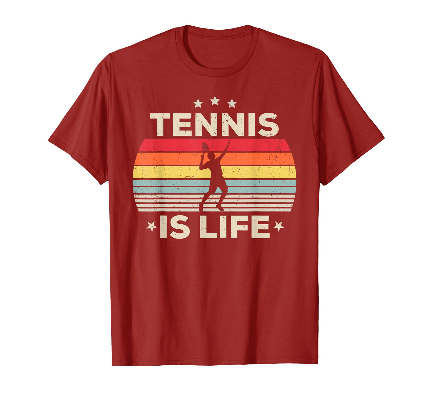 Tennis Is Life For Girls Women Men Boys Tennis Vintage T-Shirt