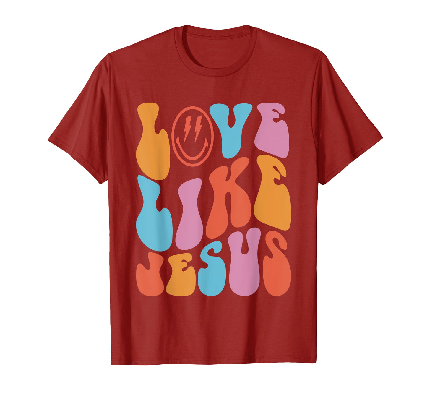 Love Like Jesus Smile Face Aesthetic Trendy Clothing T-Shirt