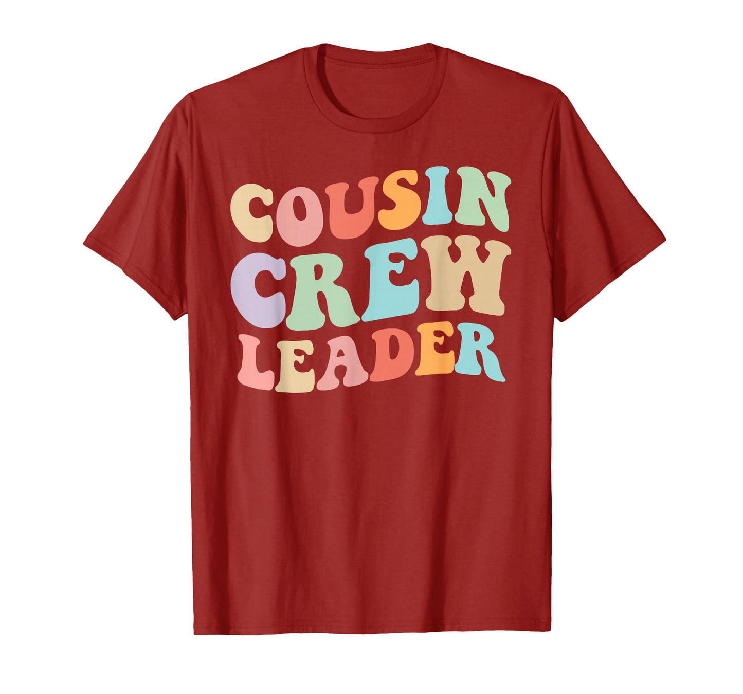 Cousin Crew Leader Retro Graphic – Fun Cousin Group Design T-Shirt