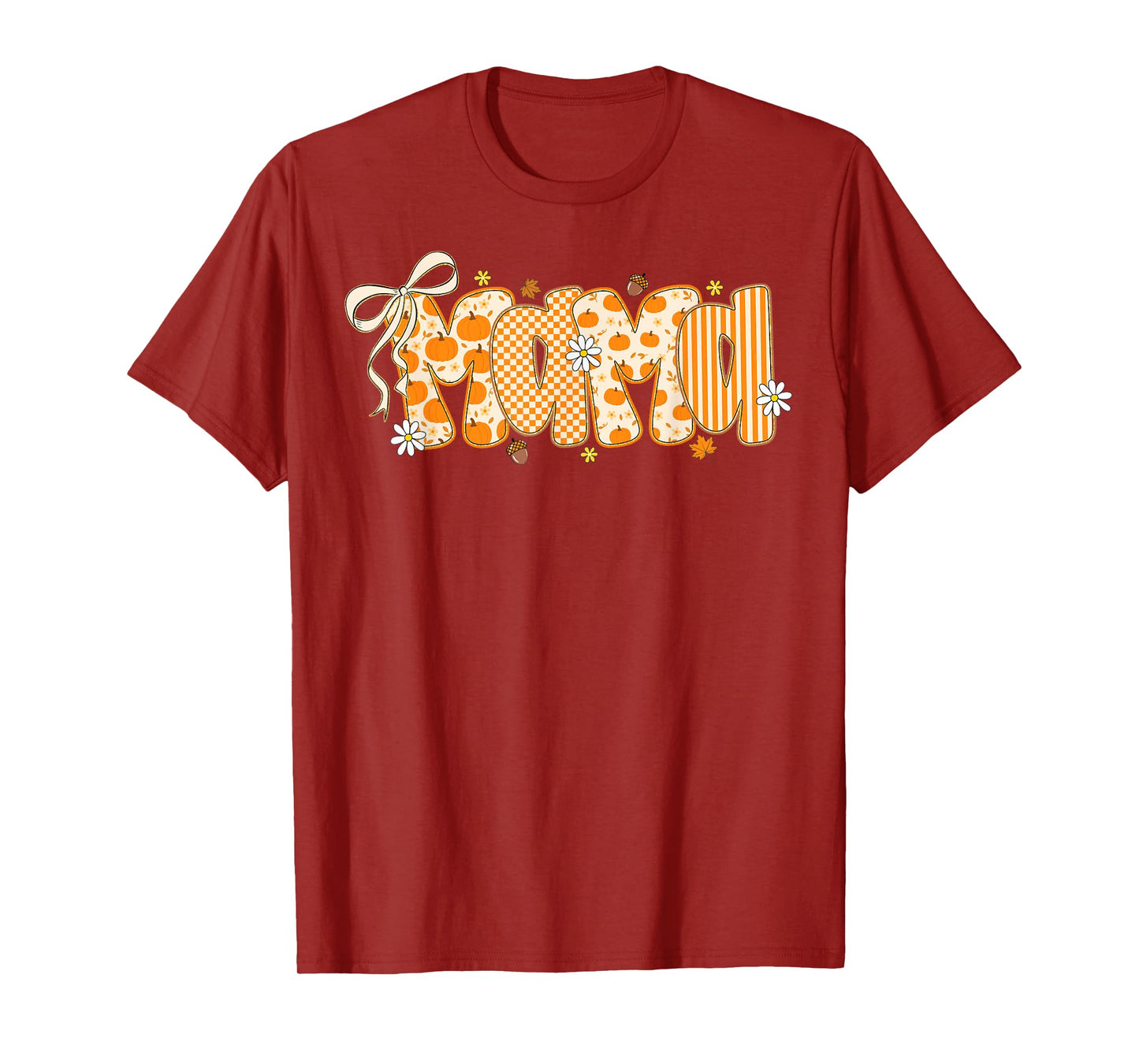 Retro Mama Mini Fall Pumpkin Family Cool Matching Tees T-Shirt