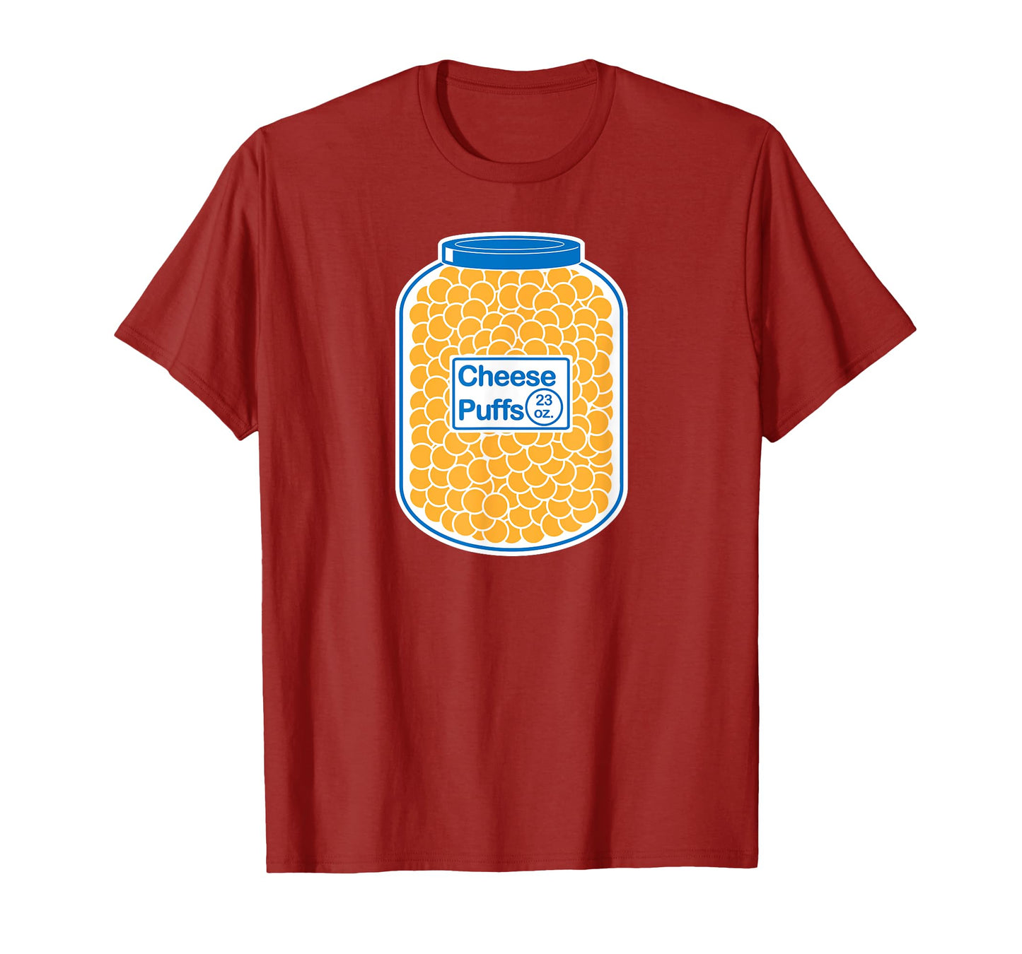Cheese Puffs Workout T Shirt lifting Tee Cheese ball Funny T-Shirt
