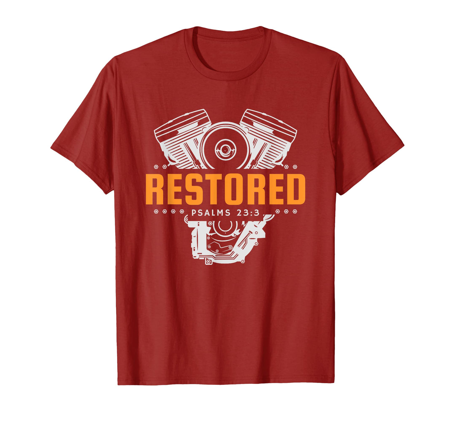 Christian Mechanic Restored Cars Automobile T-Shirt