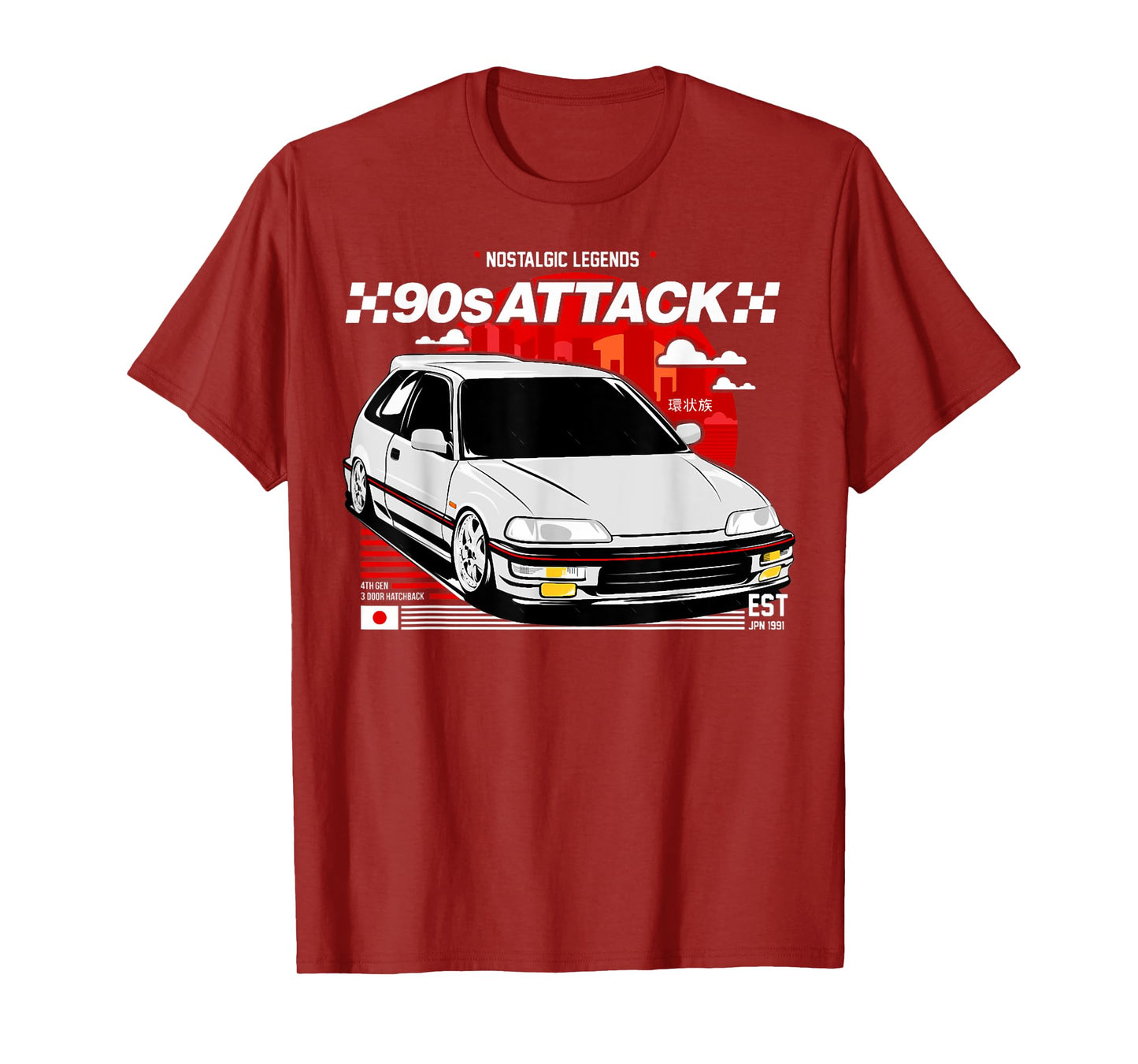 ef civic ef9 sir Japanese car T-Shirt