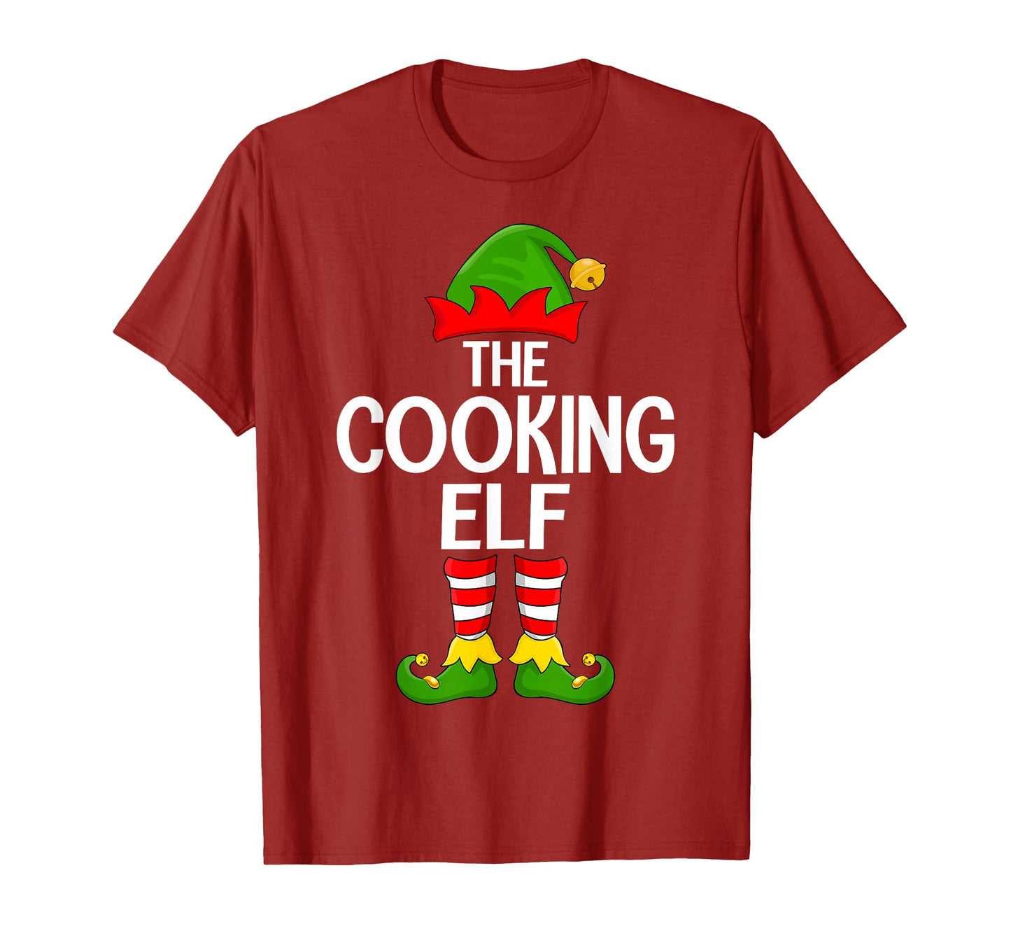 Cooking Elf Xmas Matching Family Elf Squad Christmas T-Shirt