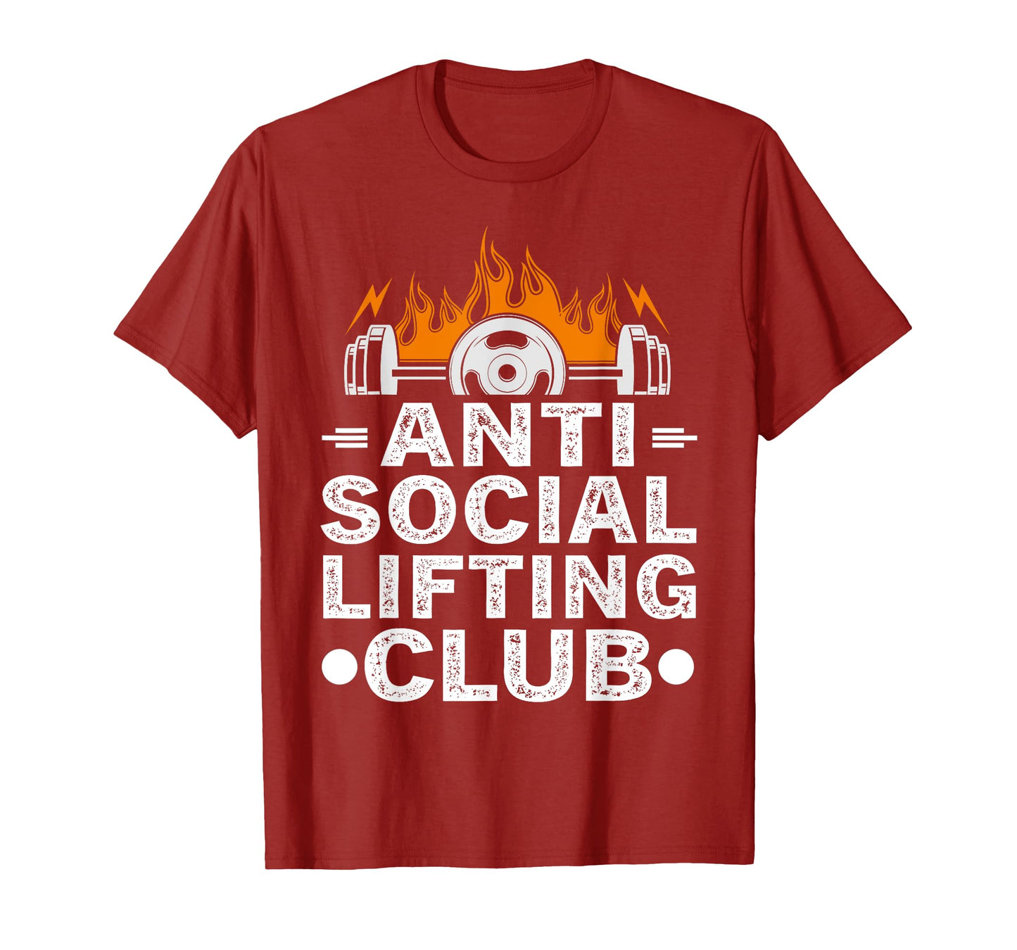 Funny Gym Anti Social Lifting Club Fitness Workouts Mom T-Shirt