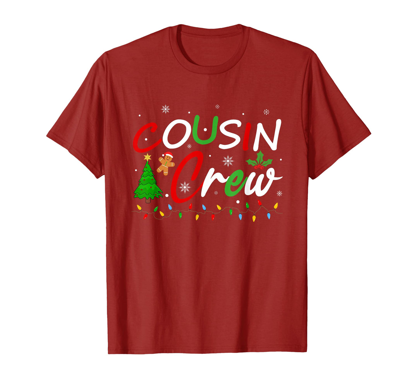 Cousin Crew Christmas Family Santa Men Women Kids Xmas PJs T-Shirt