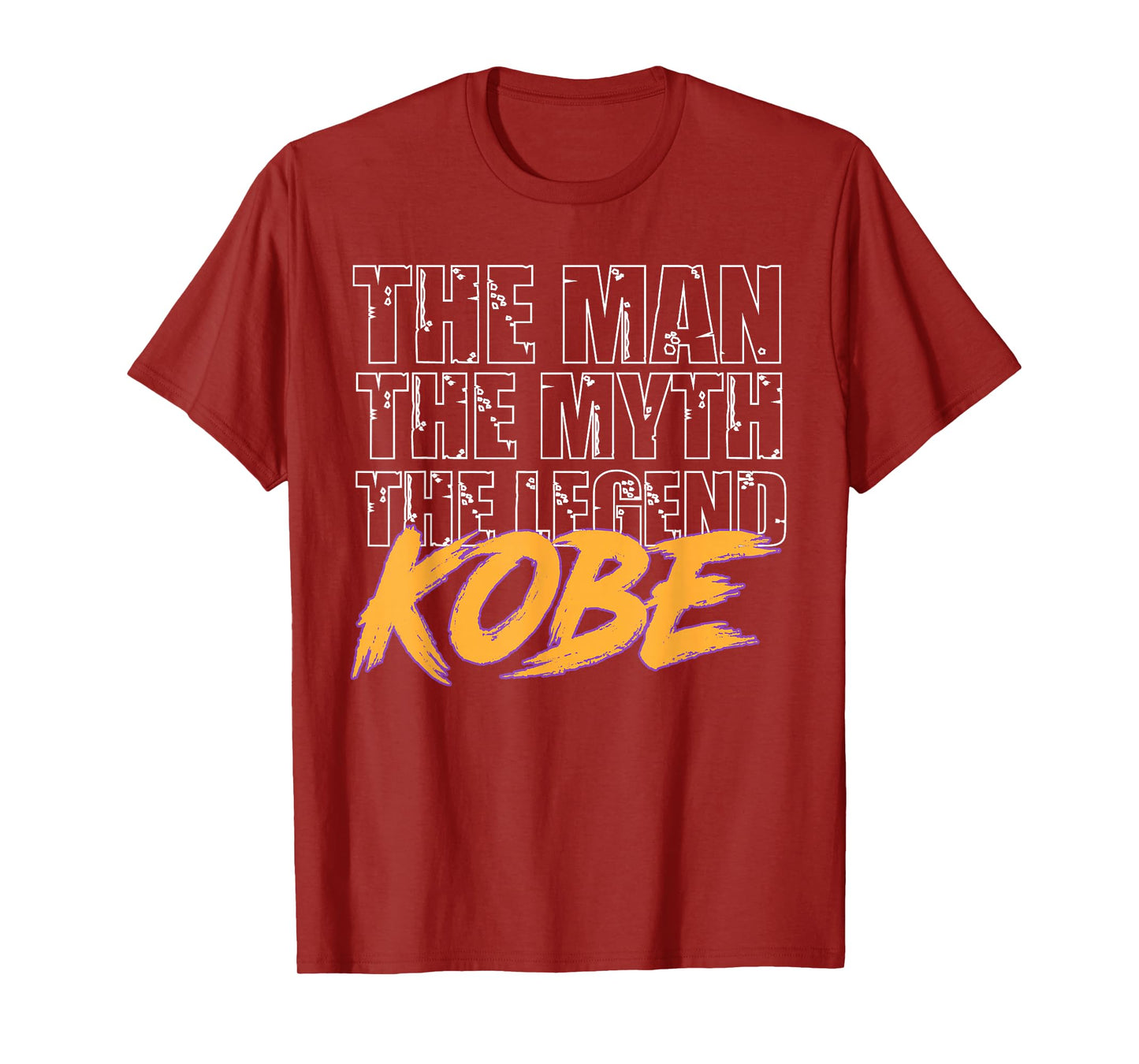 He Best Outfits & Accessories for Kobe - Unisex-Adults Classic Fit T-Shirt - Black - Small - Short Sleeve - Modern - Round Collar - Letter Print - All Seasons