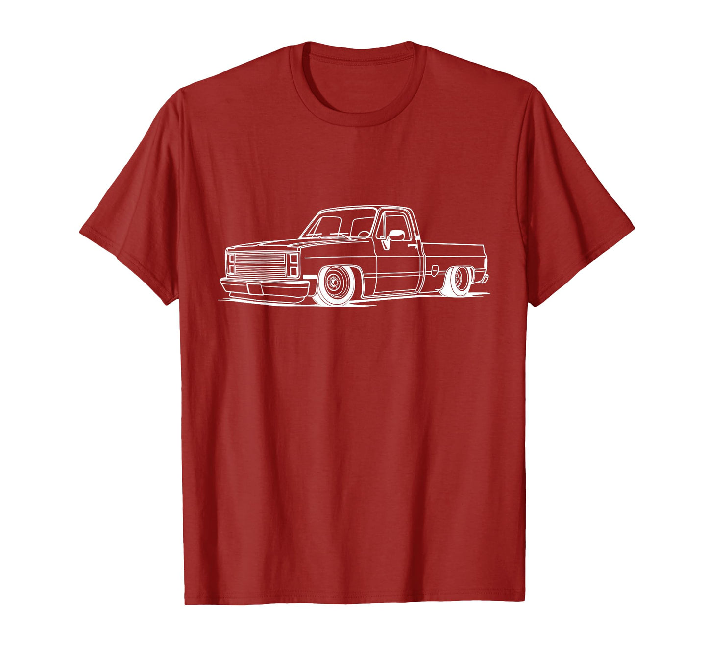 1987 Squarebody C10 Truck Silhouette Square Body Truck C10 T-Shirt