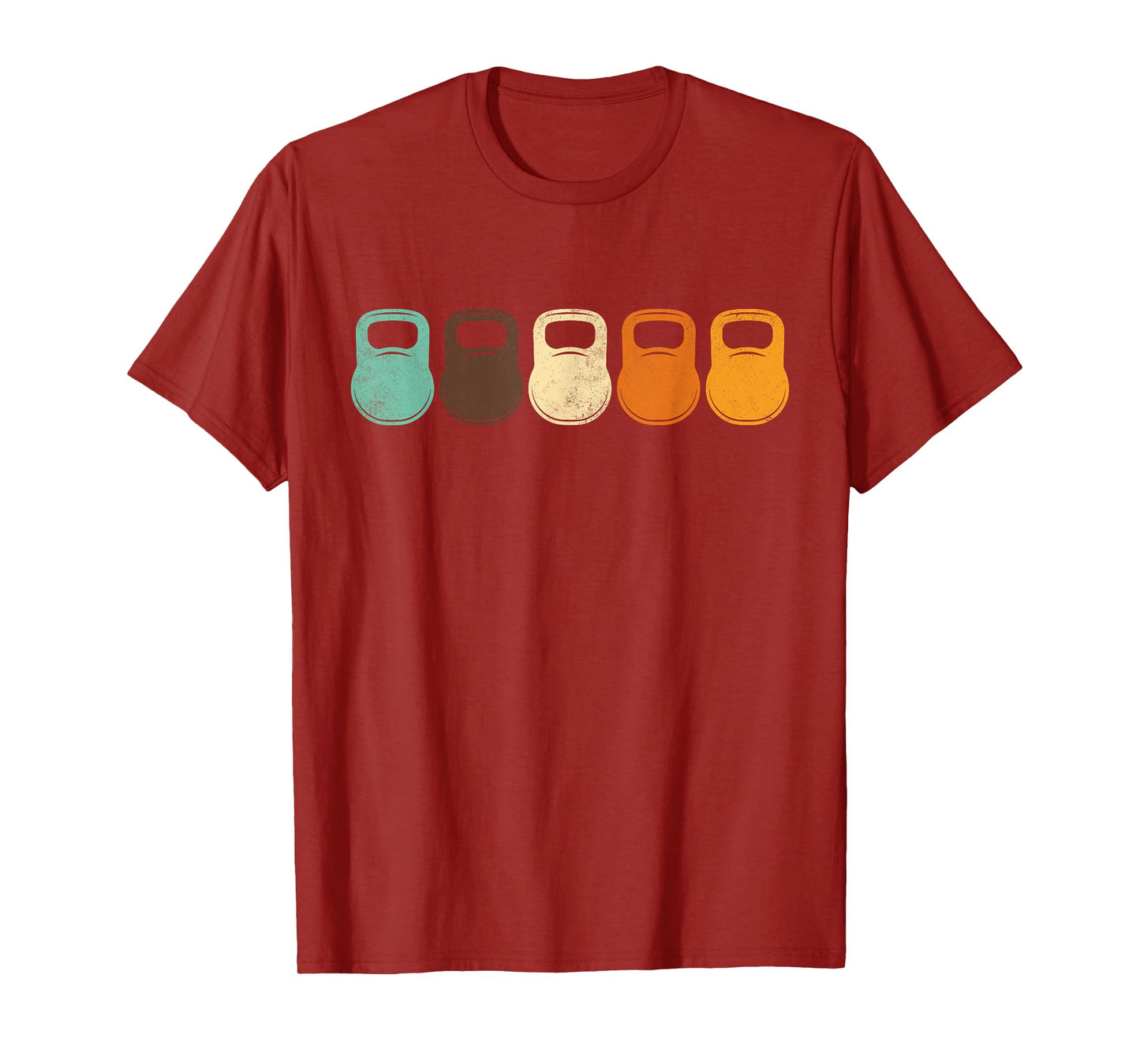 Retro Kettlebell Street Workout Weightlifting Weighttraining T-Shirt